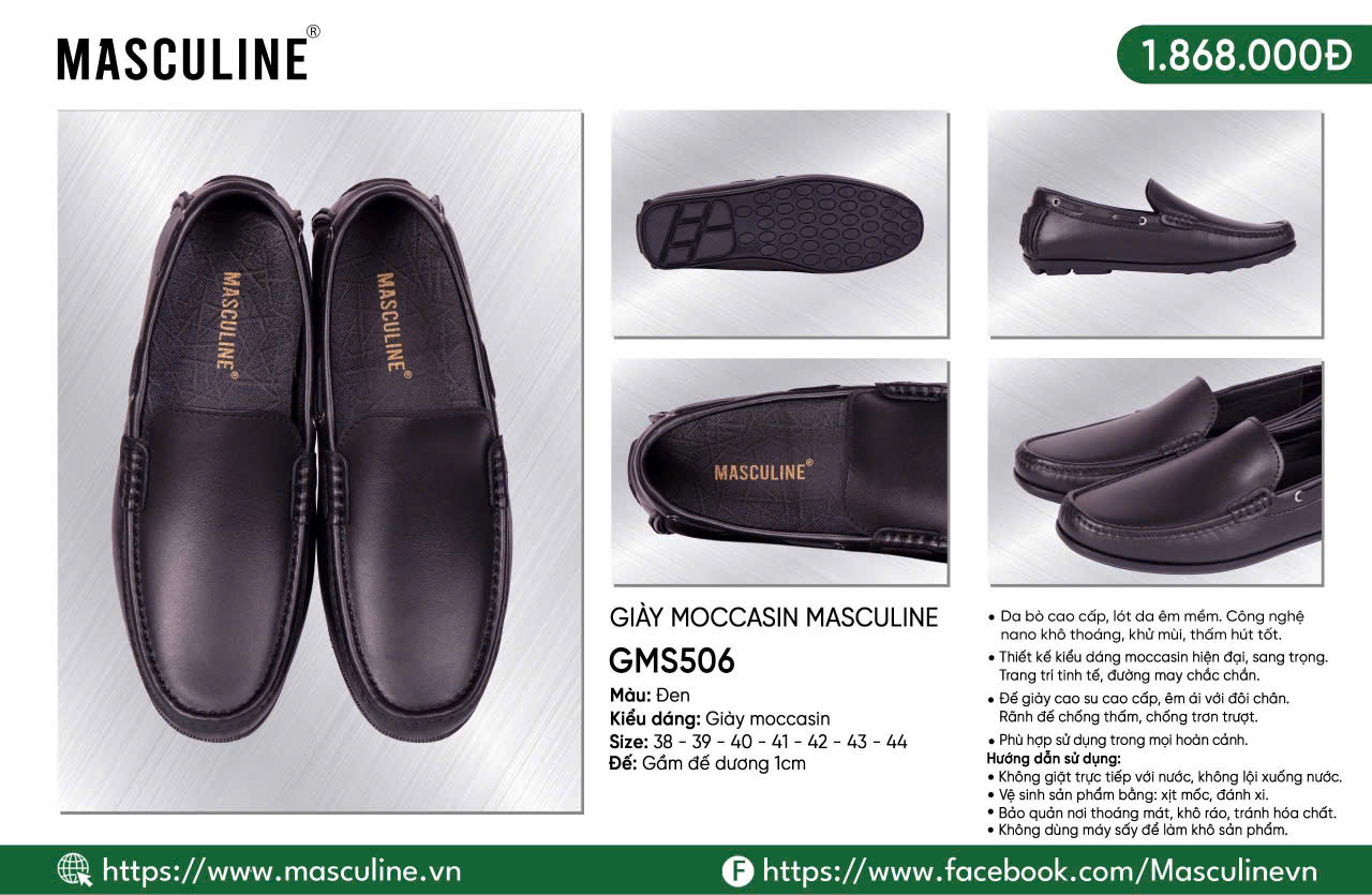 Giày nam MASCULINE GMS506.DEN