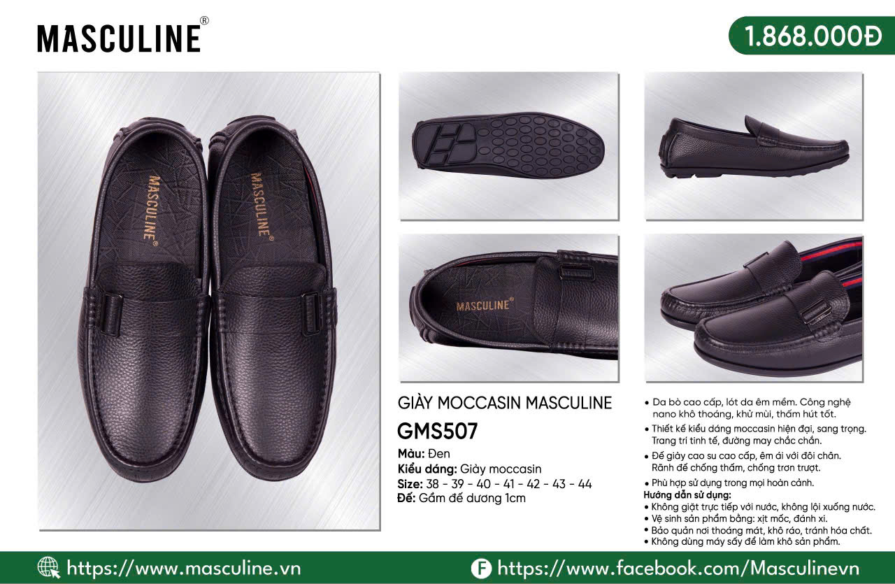 Giày nam MASCULINE GMS507.DEN