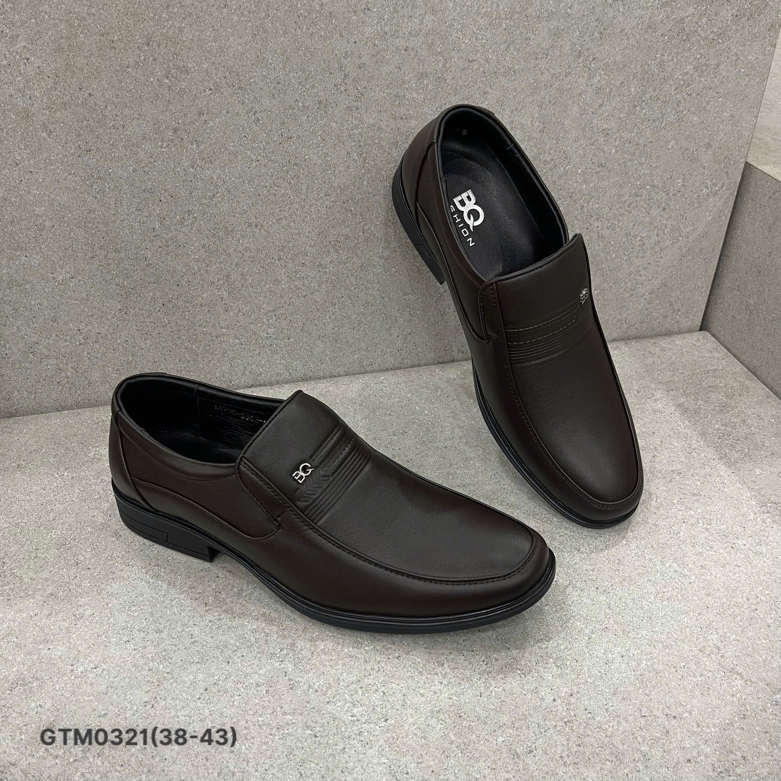 Giày da nam BQ GTM0321.NAU