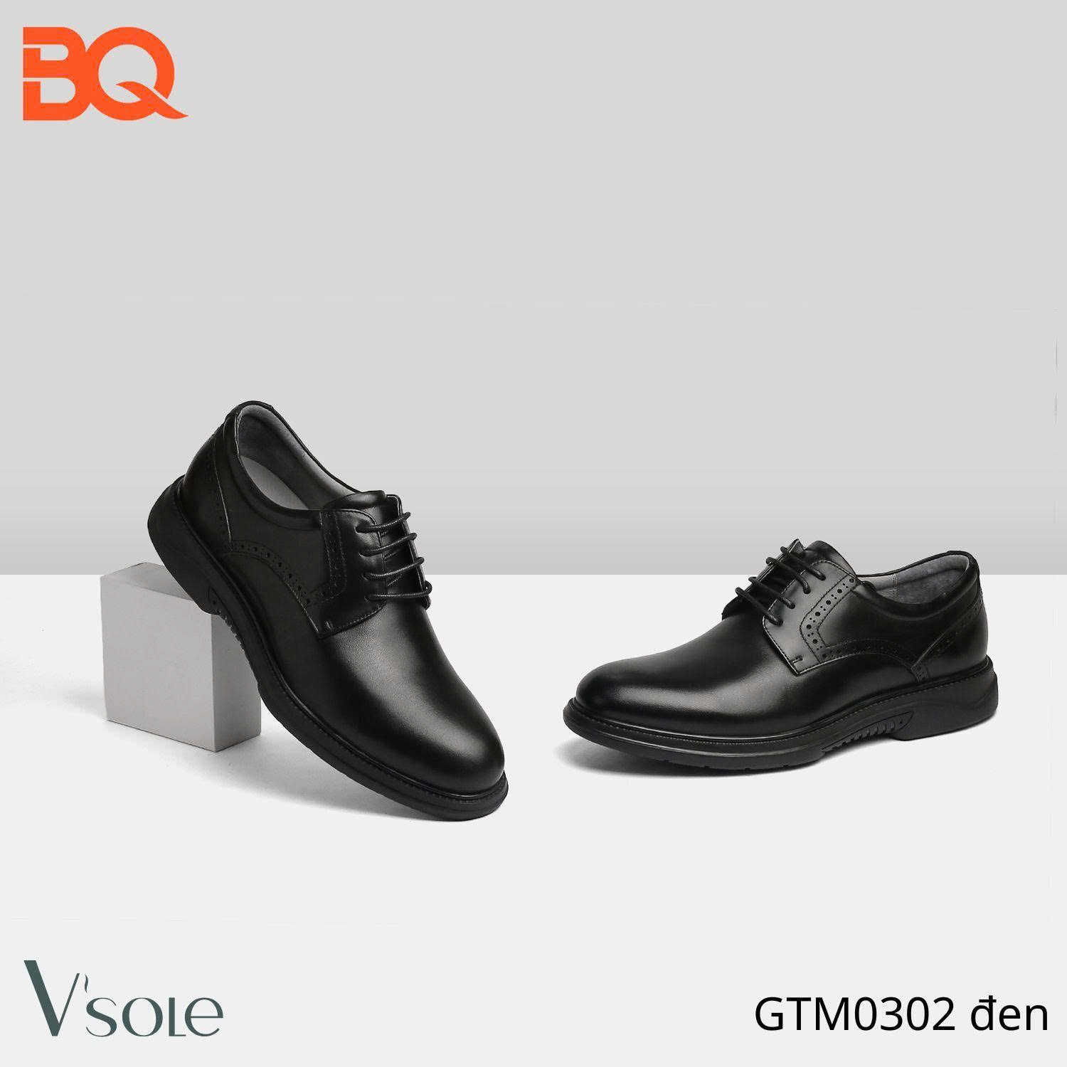 Giày nam BQ GTM0302.DEN