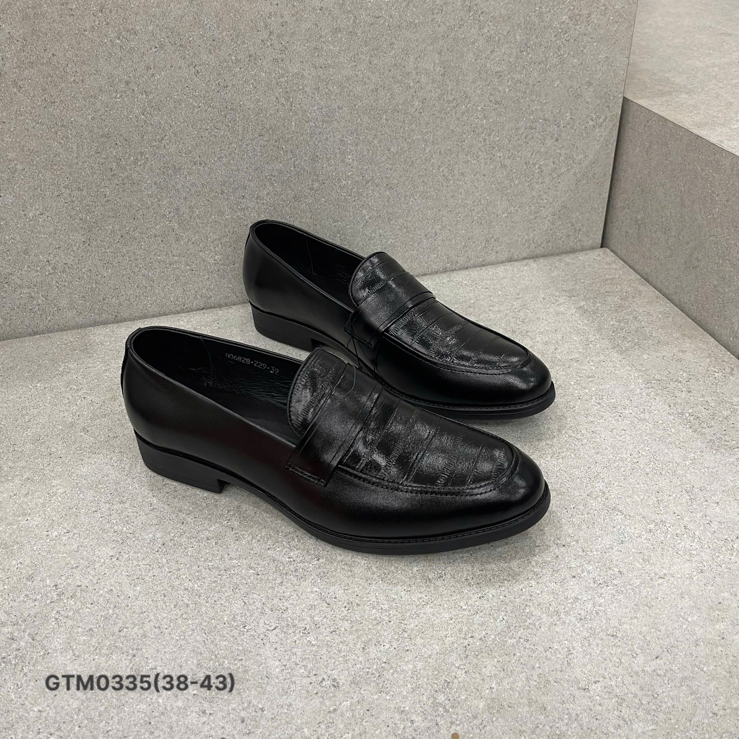 Giày da nam BQ GTM0335.DEN