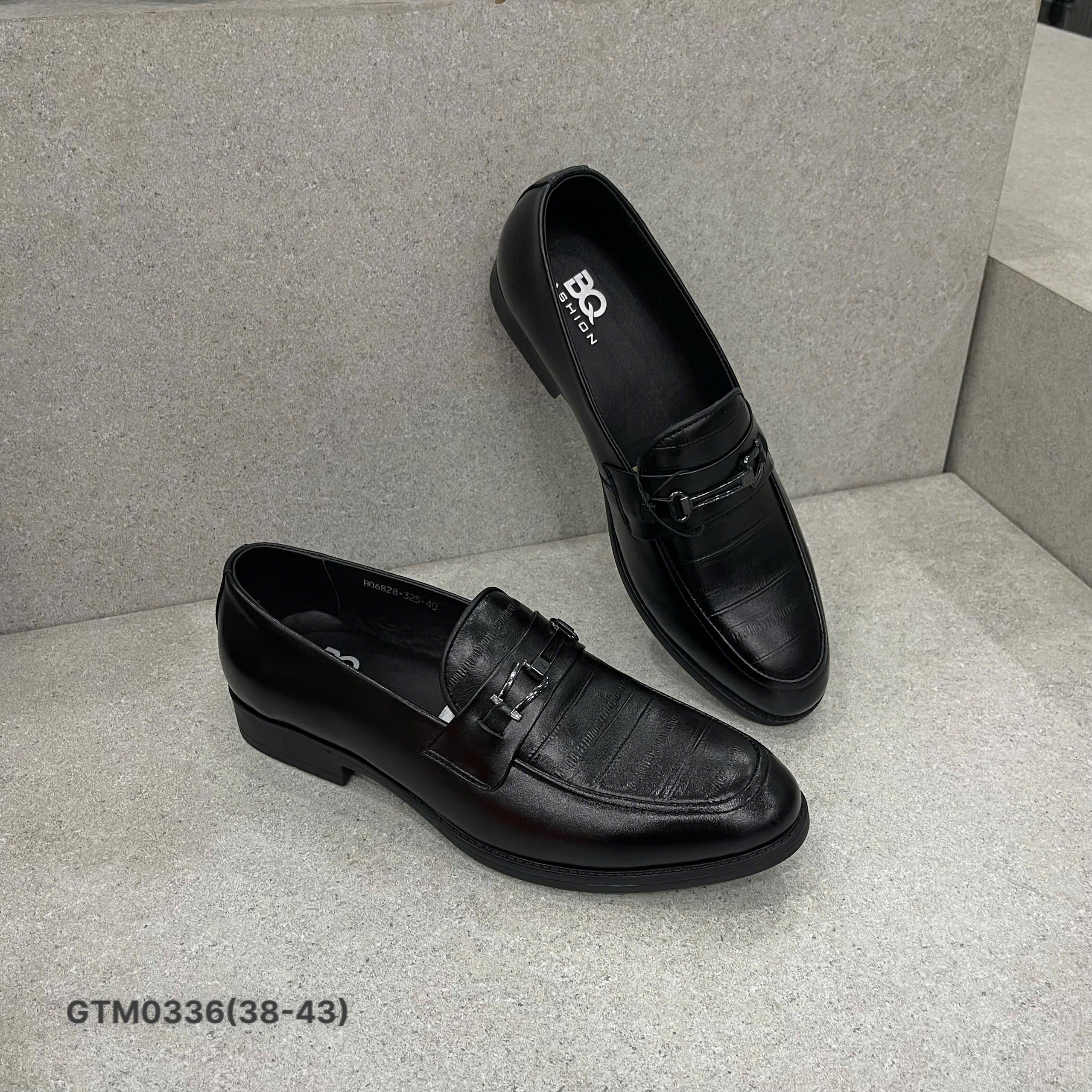 Giày da nam BQ GTM0336.DEN
