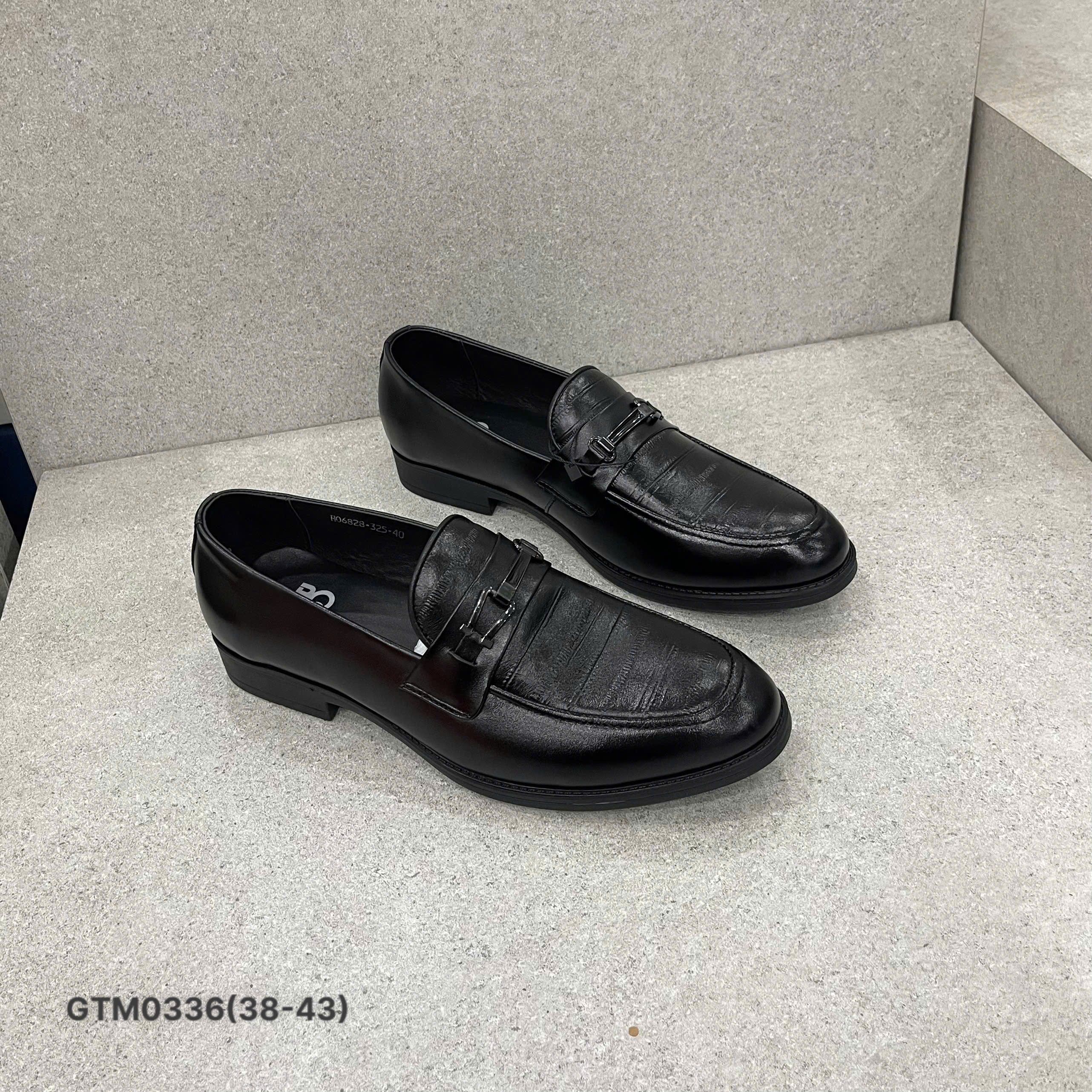 Giày da nam BQ GTM0336.DEN