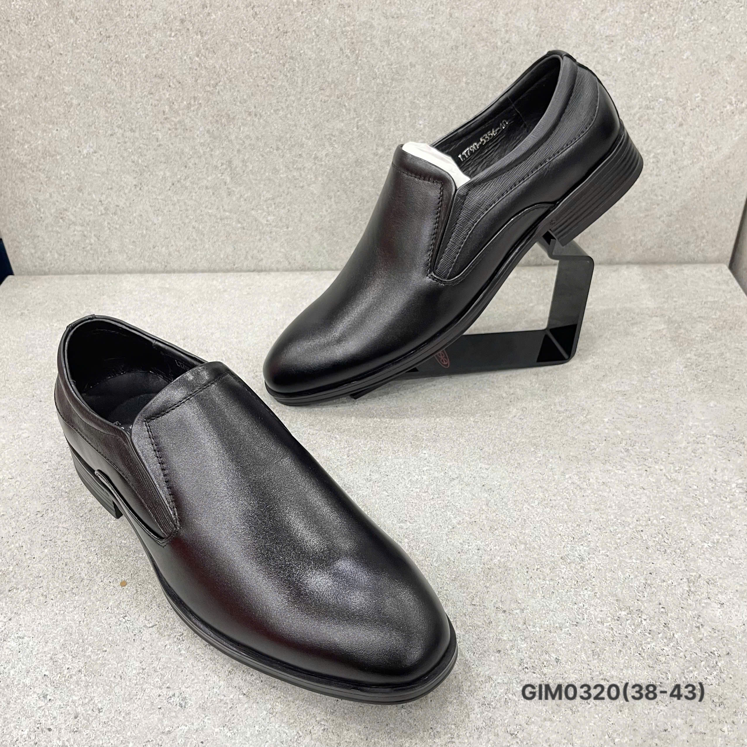 Giày tây lười nam BQ GTM0320.DEN