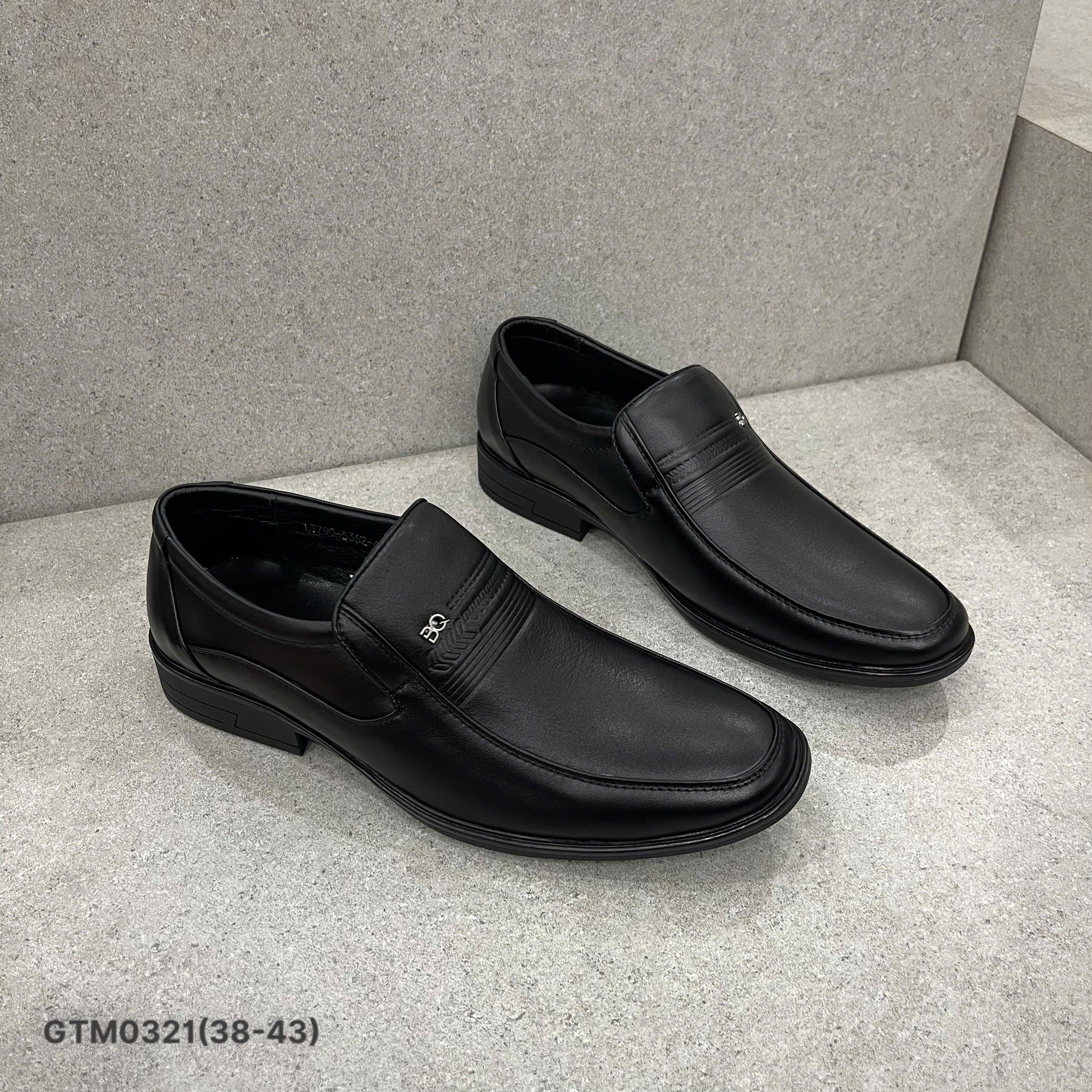 Giày da nam BQ GTM0321.DEN