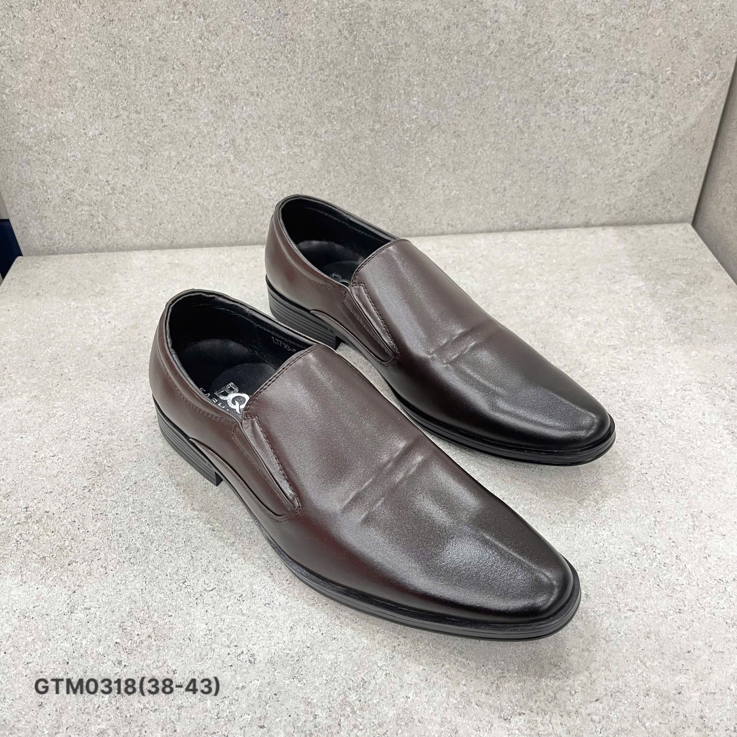 Giày tây lười nam BQ GTM0318.NAU