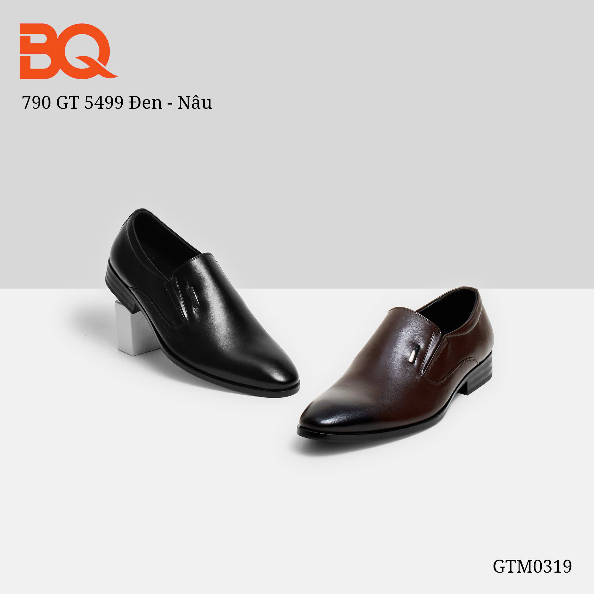 Giày da nam BQ GTM0319.DEN