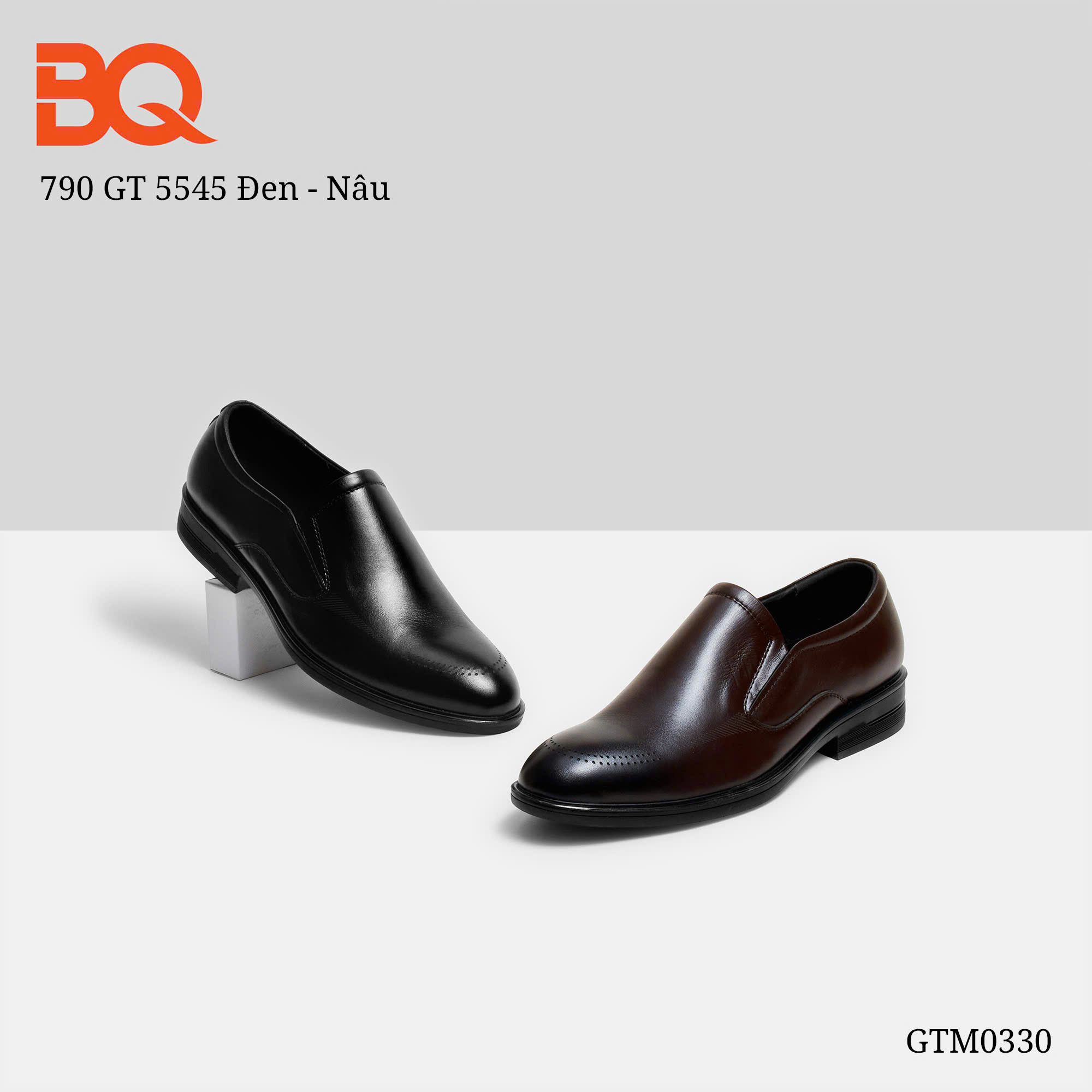 Giày tây lười nam BQ GTM0330.DEN
