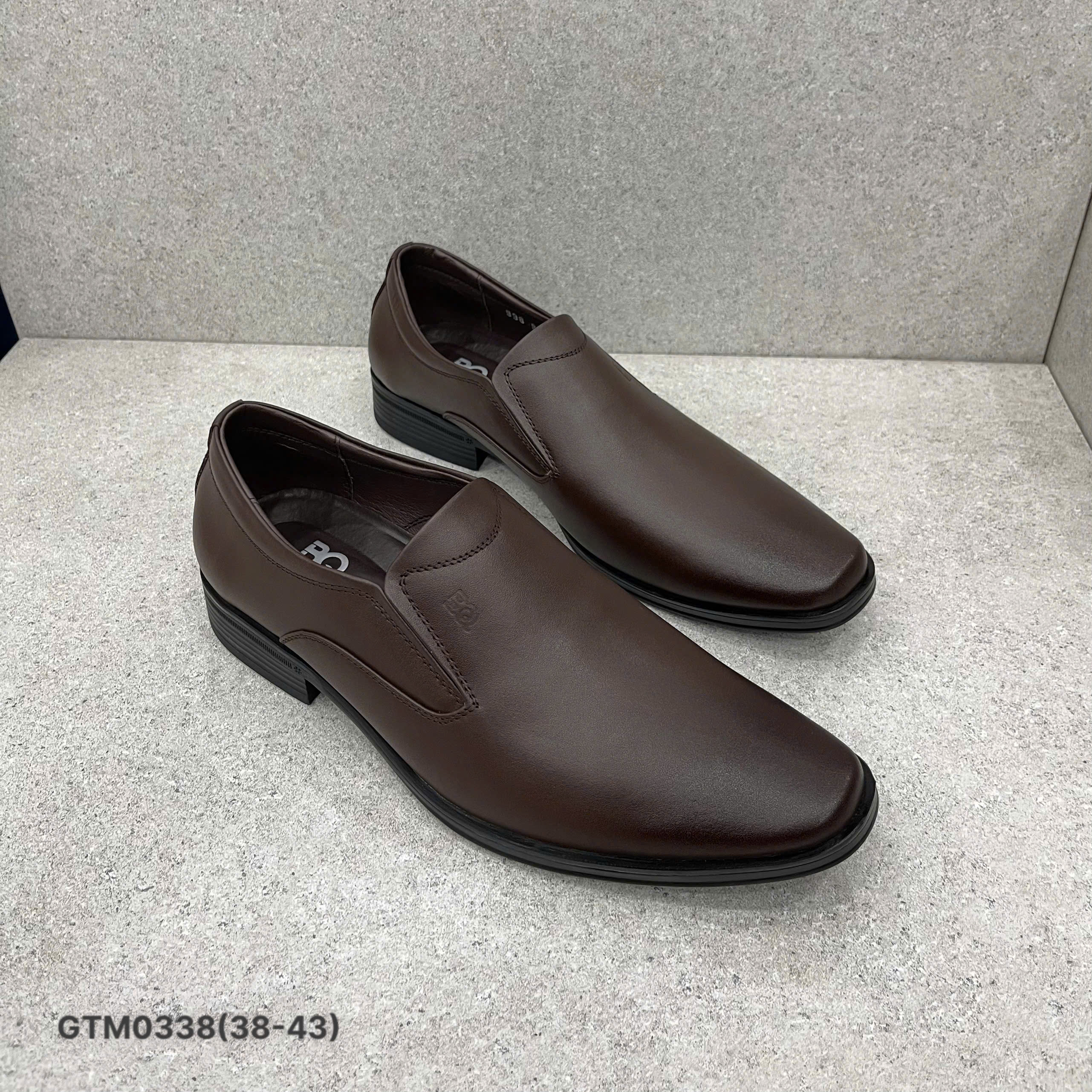 Giày tây lười nam BQ GTM0338.NAU