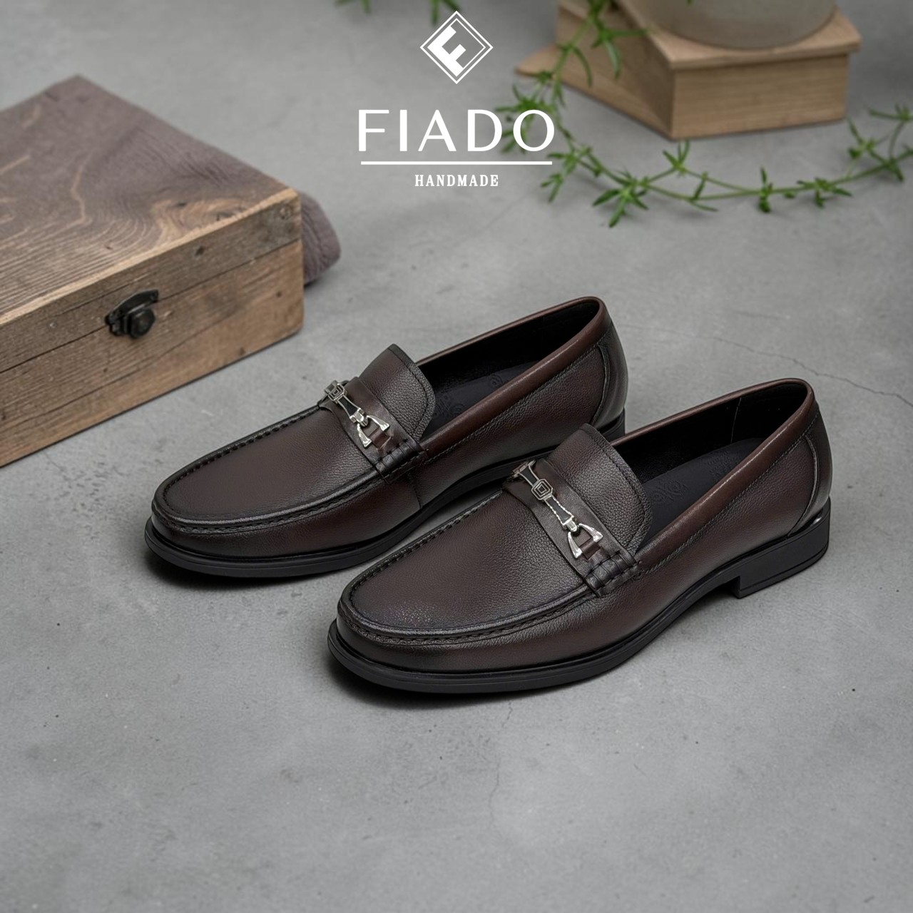 Giày tây lười FIADO X668A11-76B.NAU