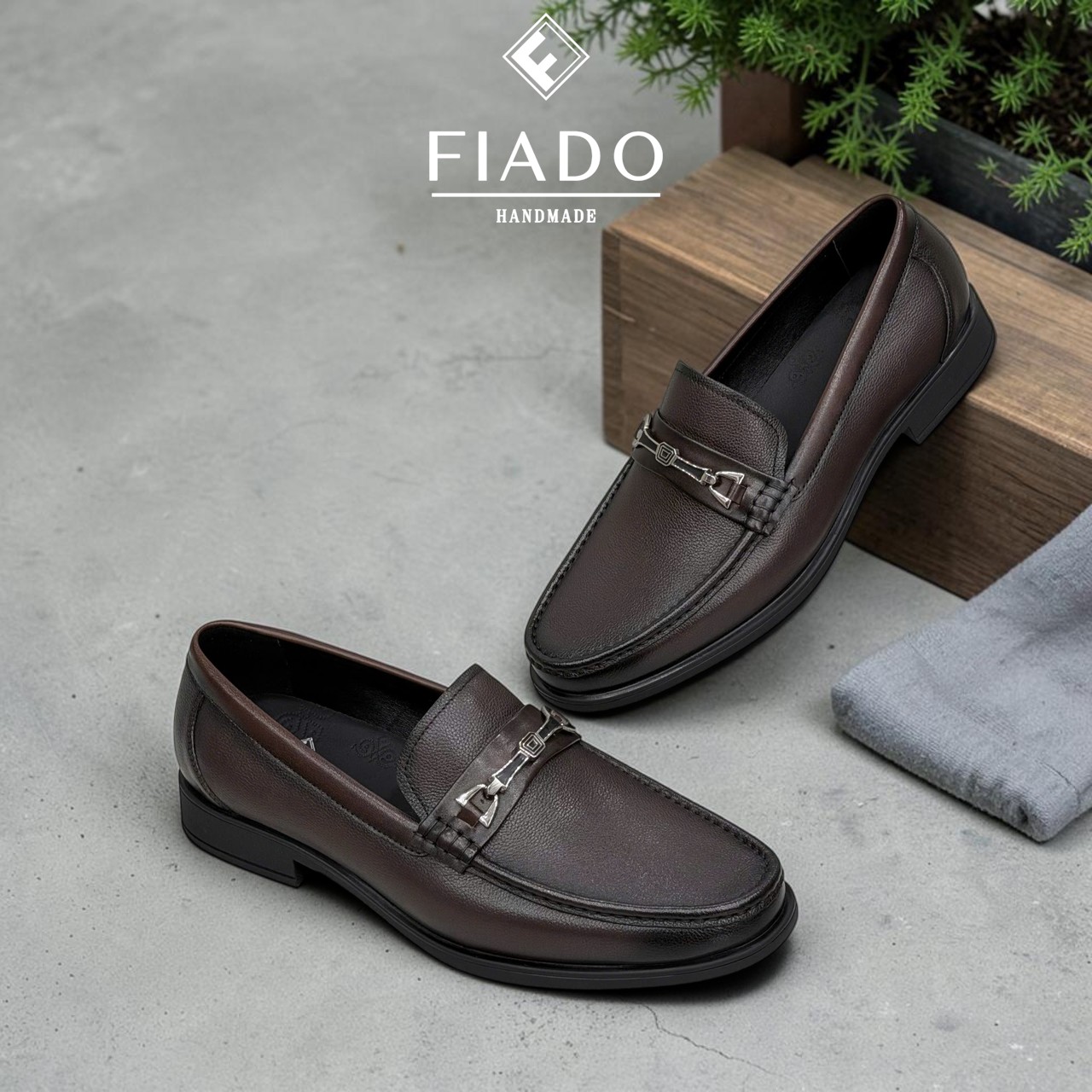 Giày tây lười FIADO X668A11-76B.NAU