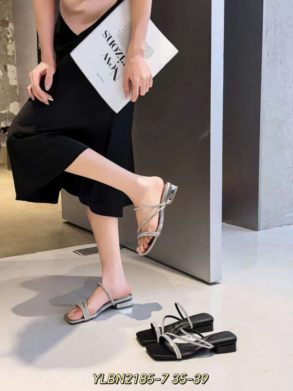 Dép nữ 2185-7.DEN
