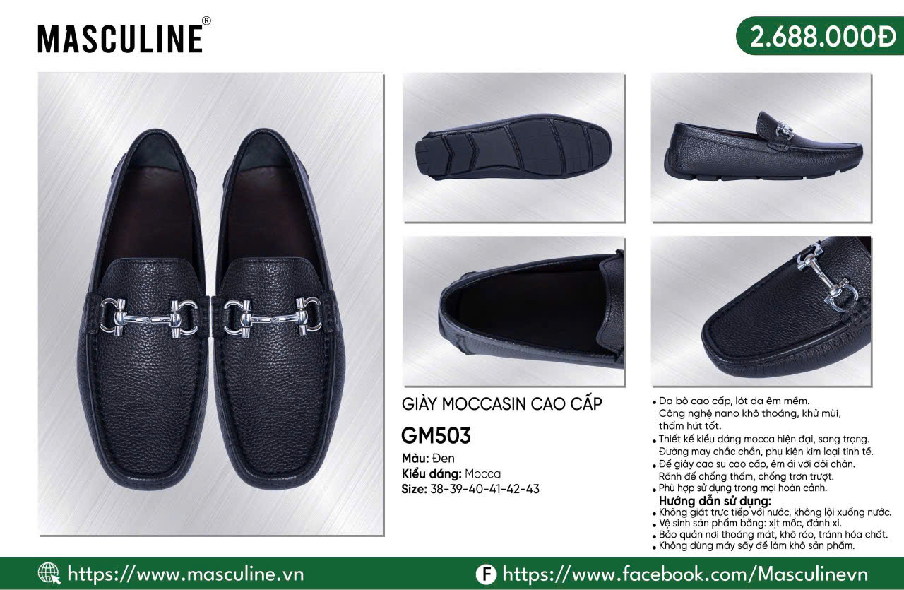 Giày MASCULINE GM503DEN