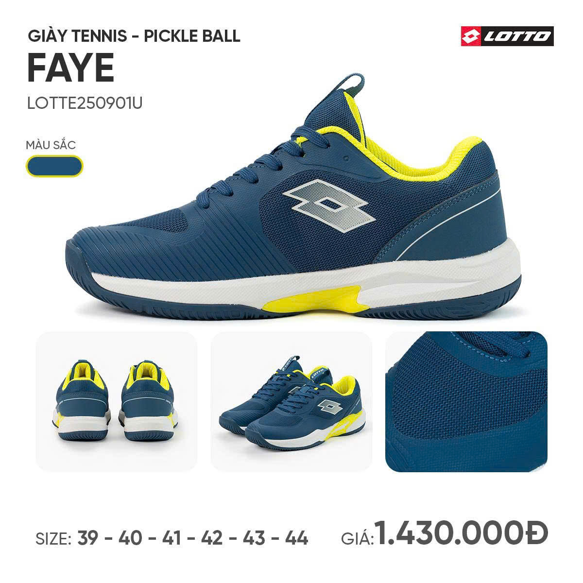 Giày nam LOTTE250901UXNH