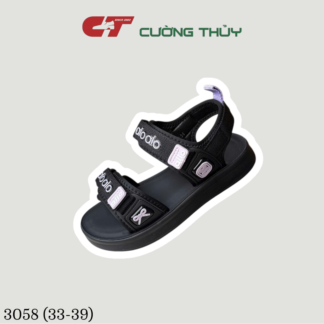 Sandal bé gái 3058(33-39).TIM