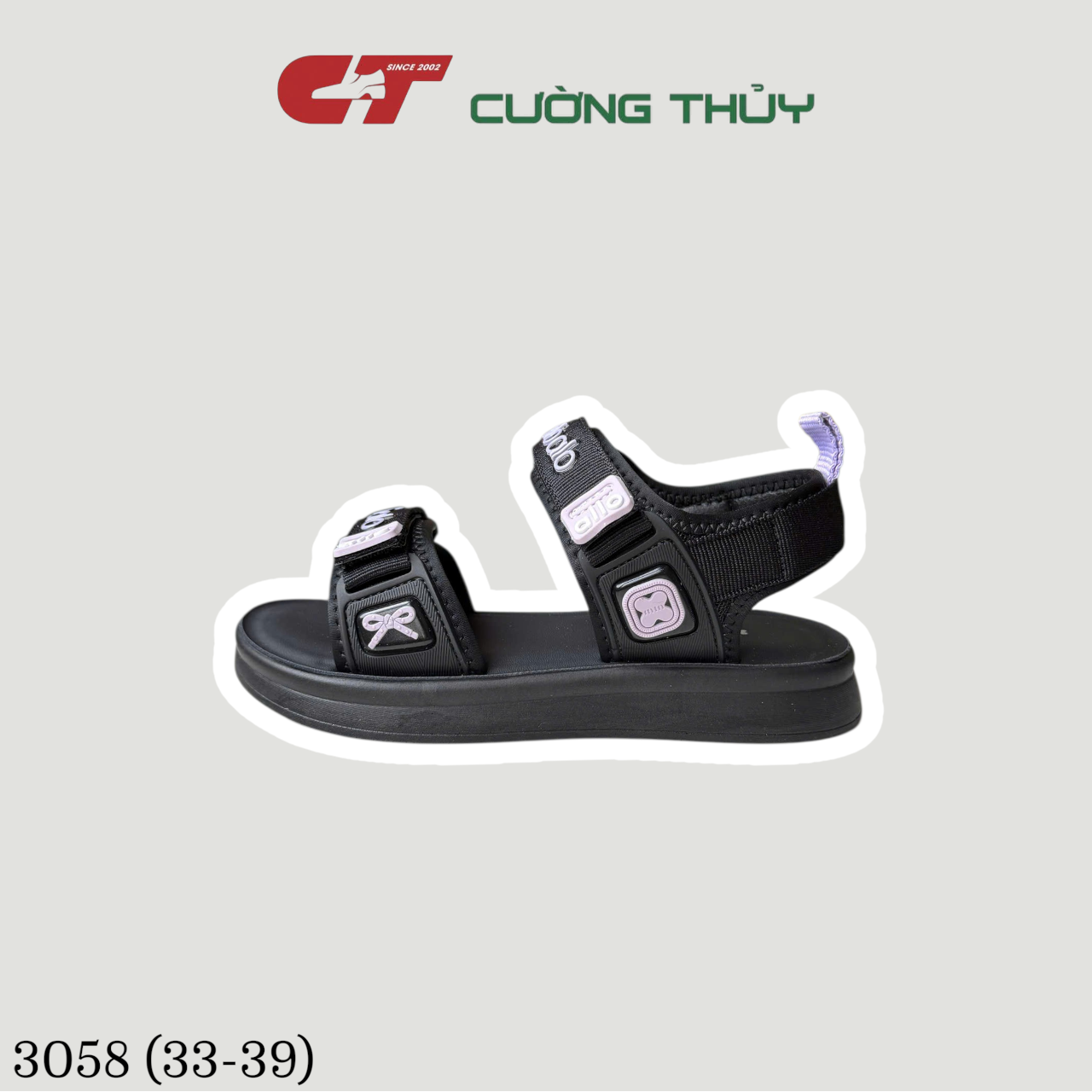 Sandal bé gái 3058(33-39).TIM