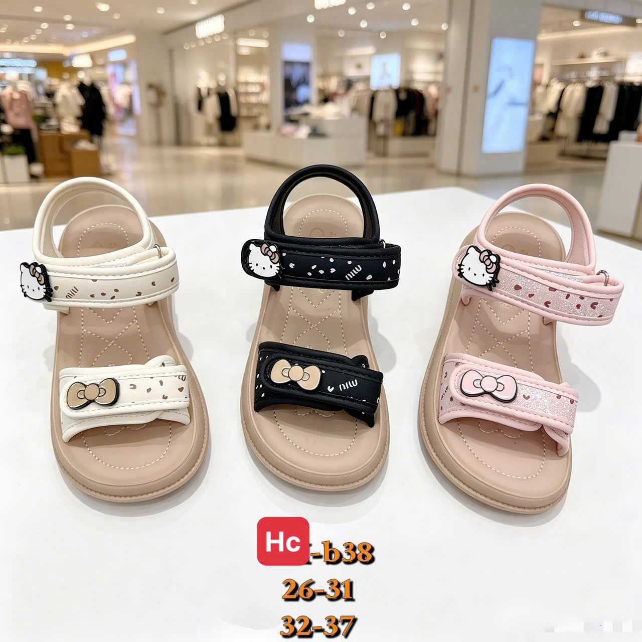 Sandal TE gái A-38(26-37).KEM