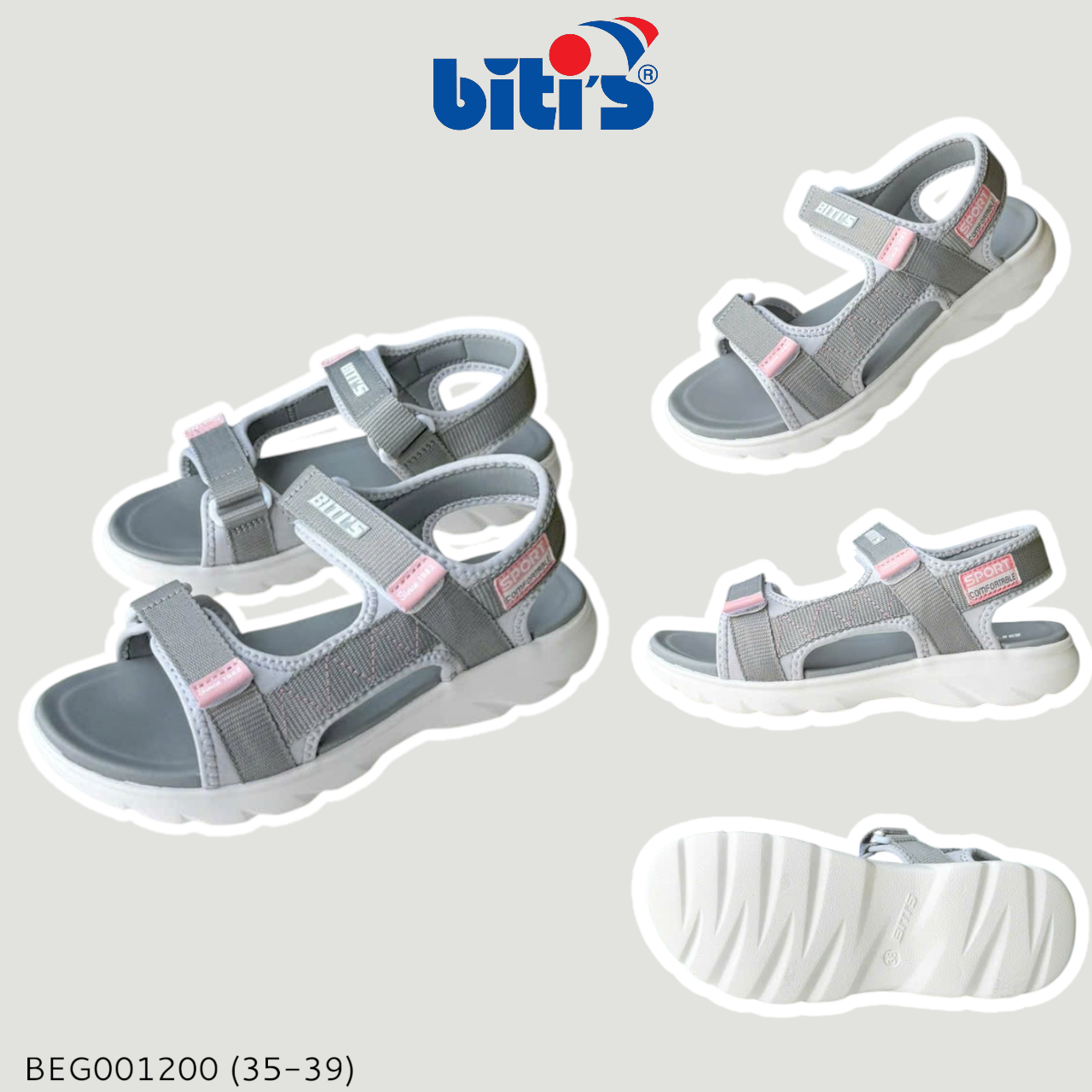Sandal bé gái BITIS BEG001200.XAM