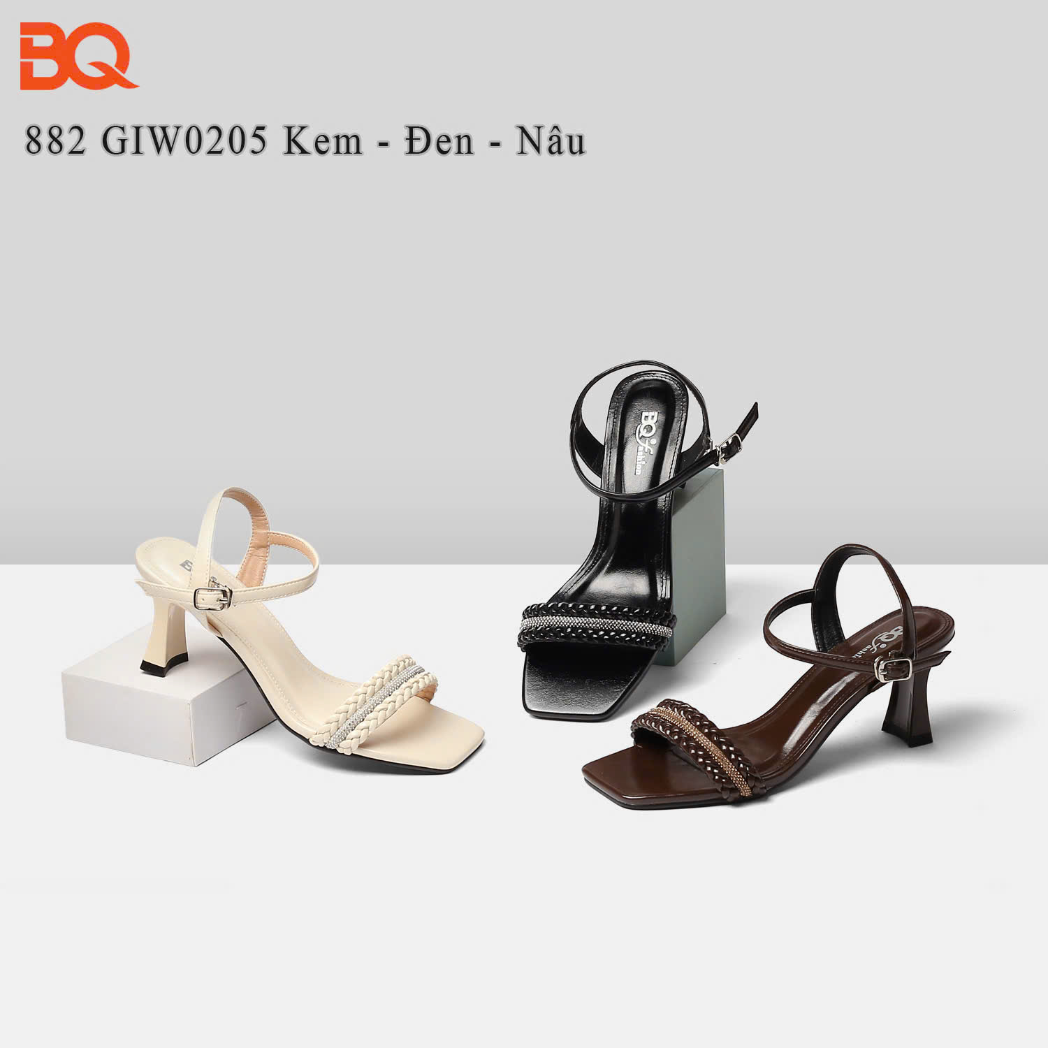 Sandal nữ BQ GIW0205.DEN