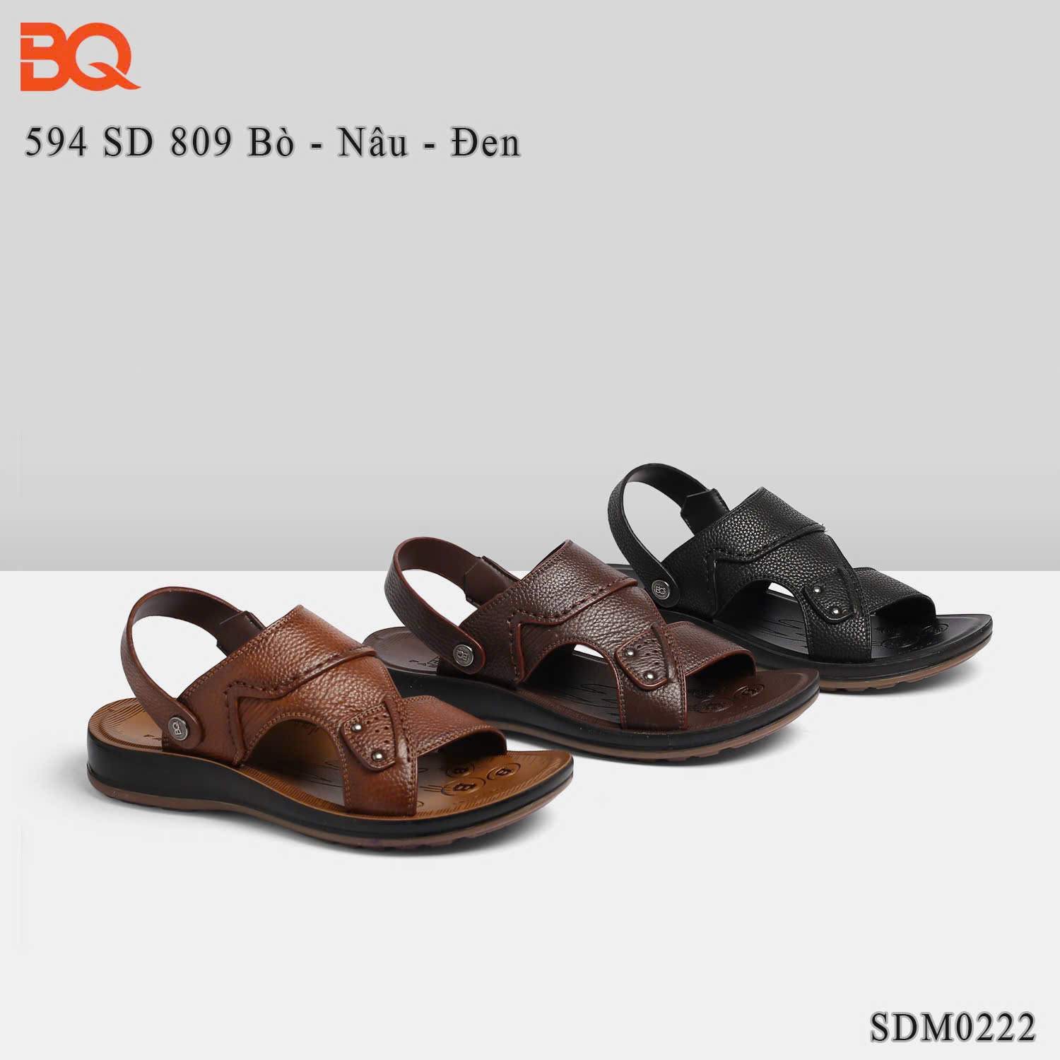 Sandal nam BQ SDM0222.BOO