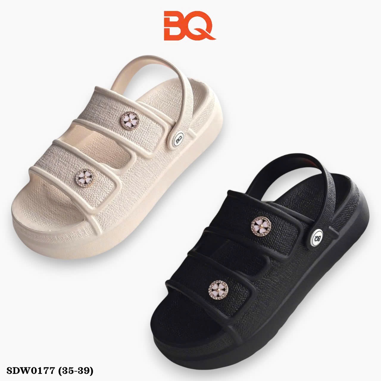 Sandal nữ BQ SDW0177.DEN