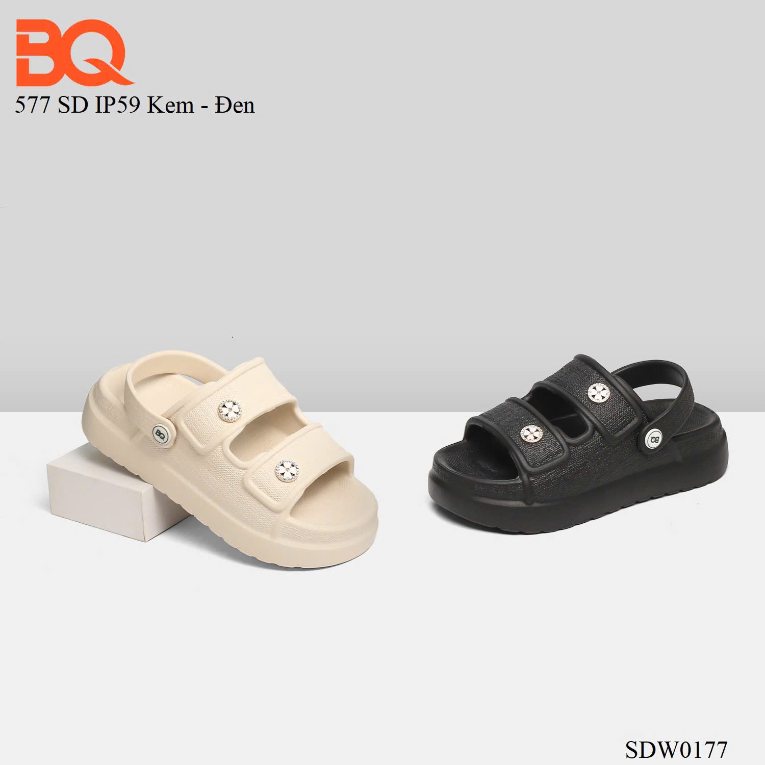 Sandal nữ BQ SDW0177.DEN