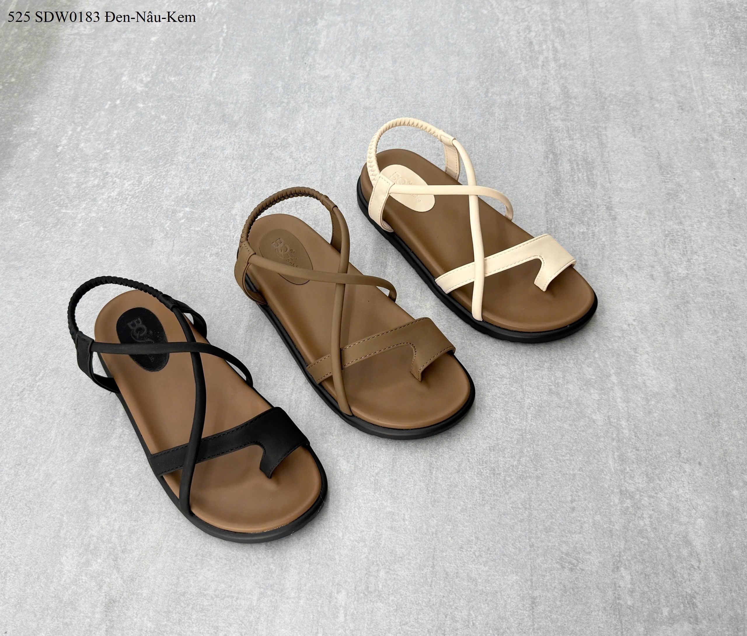 sandal nữ BQ SDW0183.DEN