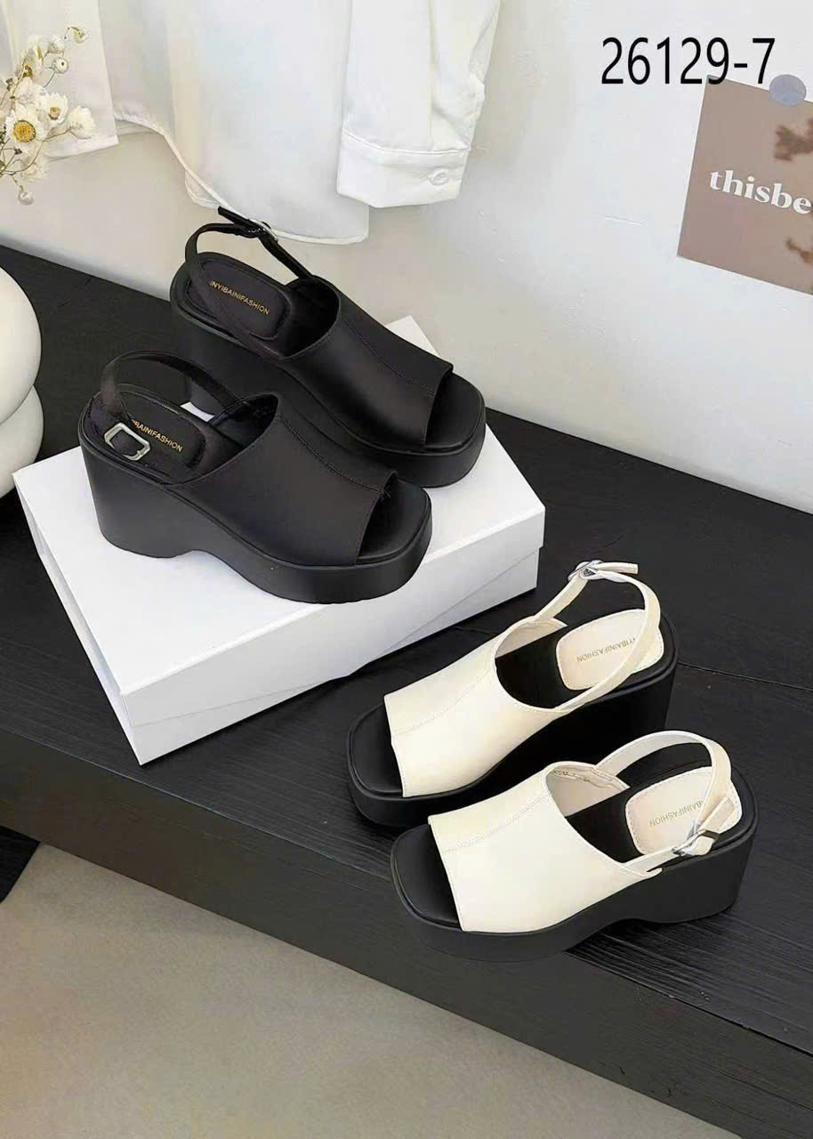 Sandal xuồng nữ 26129-7.DEN