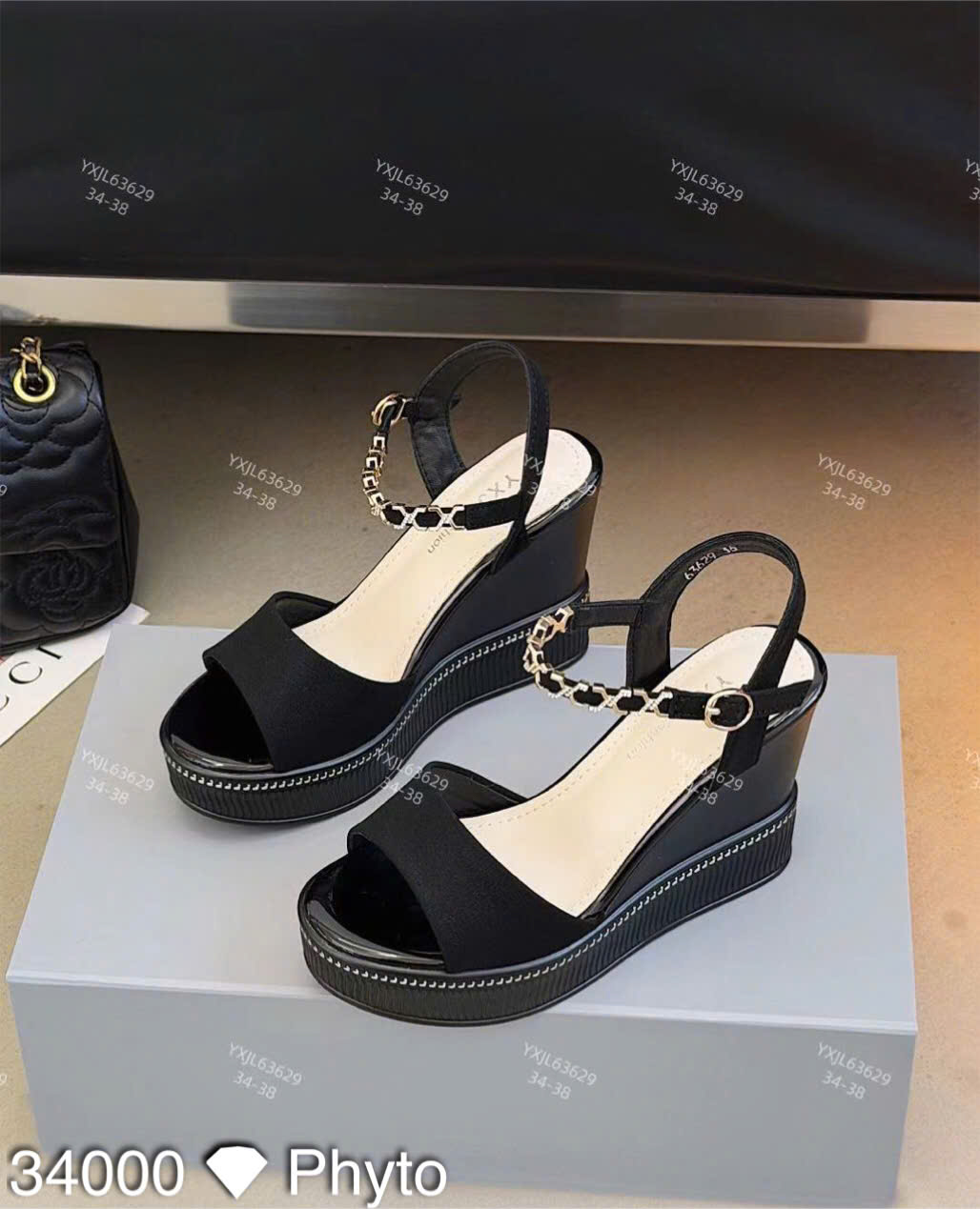 Sandal nữ 34000.DEN