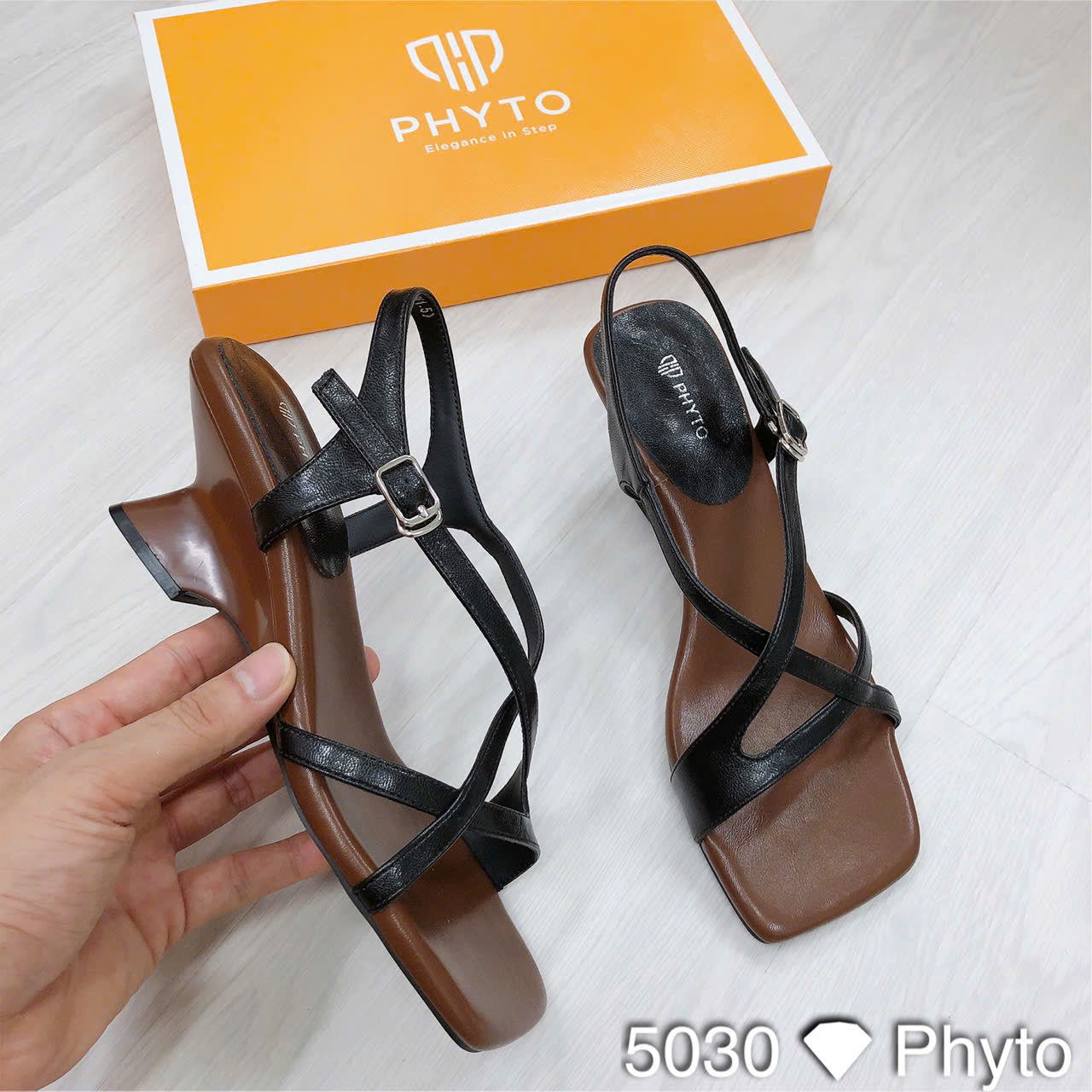 Sandal xuồng nữ PHYTO 5030.DEN
