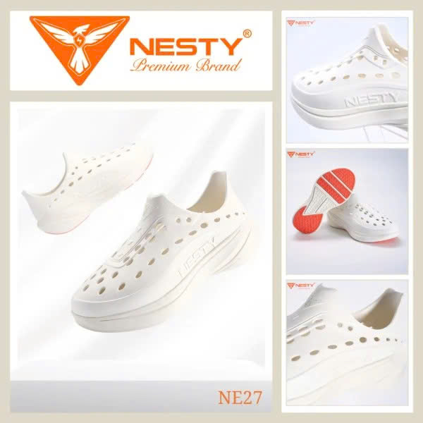 Giày thể thao Nam Nữ Siêu Nhẹ NESTY NE27.KEM