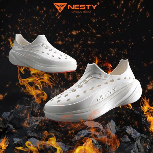 Giày thể thao Nam Nữ Siêu Nhẹ NESTY NE27.KEM