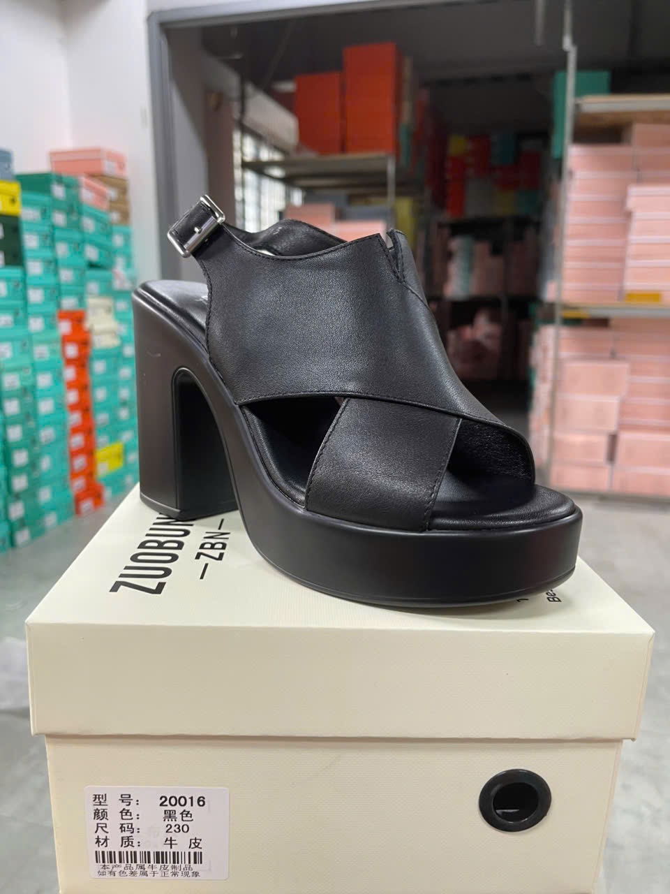 Sandal nữ 20016.DEN