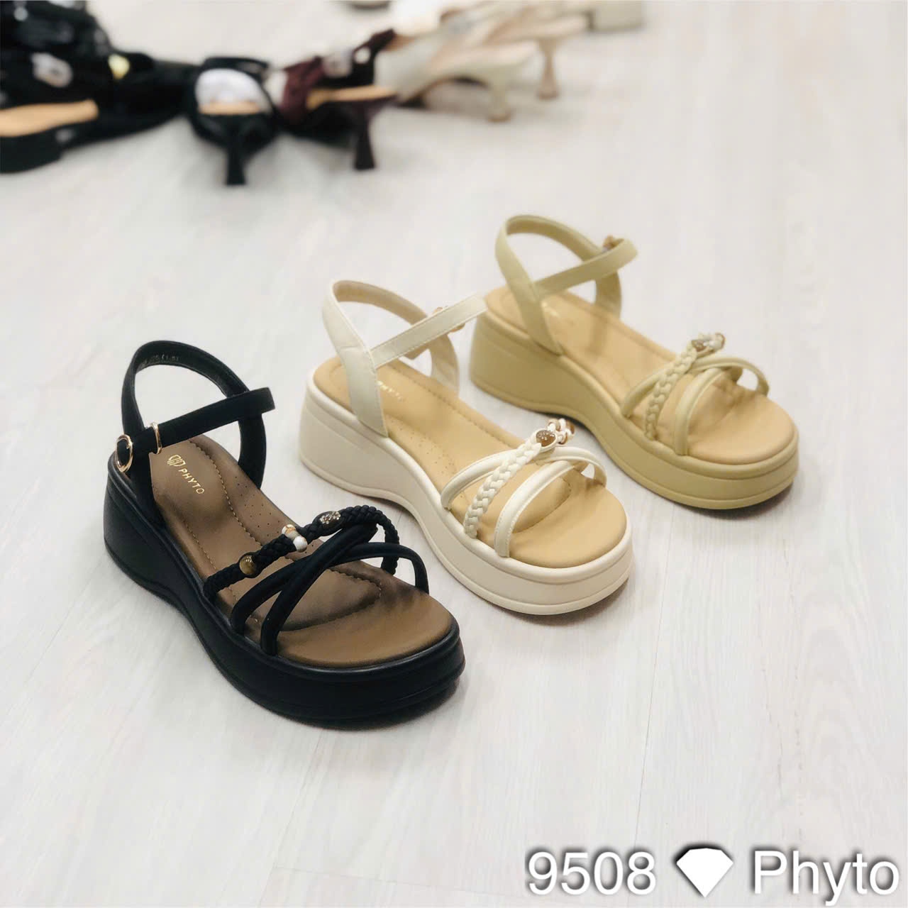 Sandal nữ PHYTO 9508.KEM