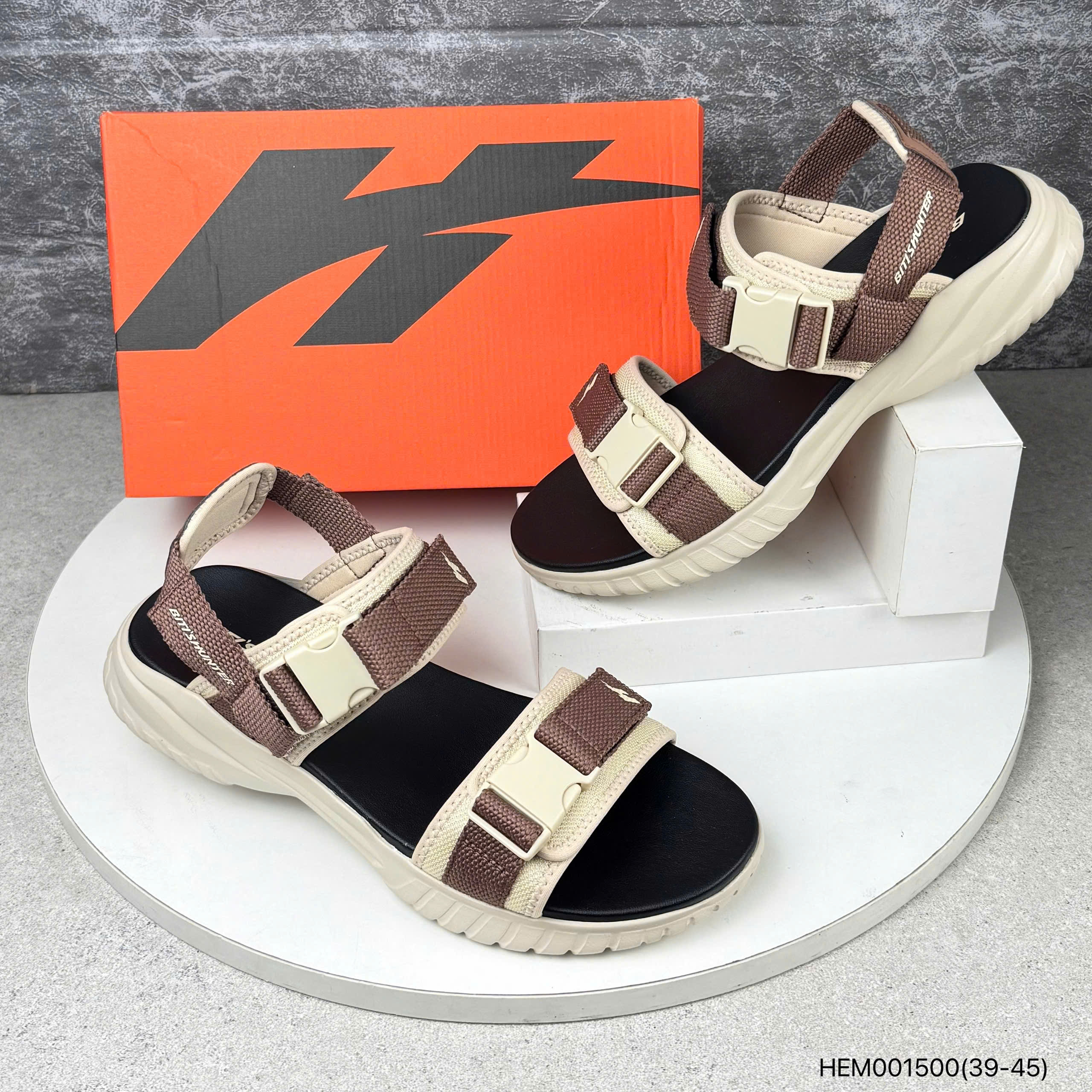 Sandal nam Bitis HEM001500NAU