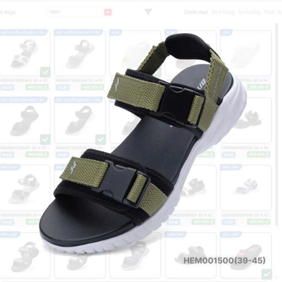 Sandal nam Bitis HEM001500REU