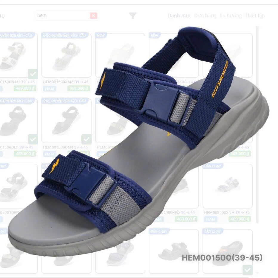 Sandal nam Bitis HEM001500XNH