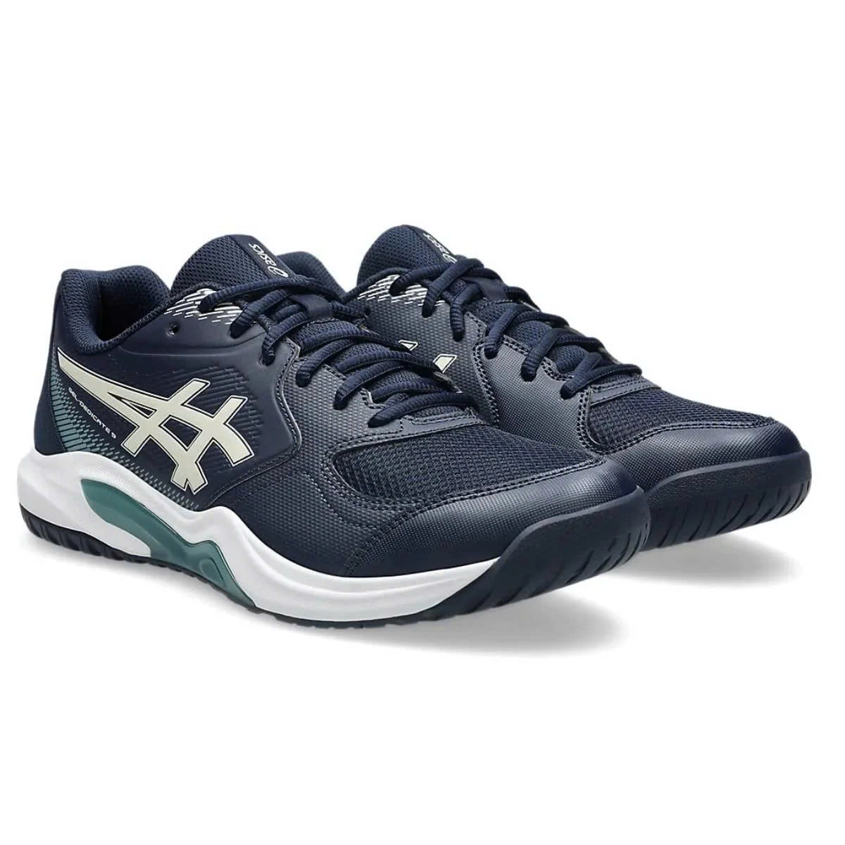 Giày Tennis/Pickleball Asics Gel Dedicate 9 Wide 'Midnight/Oatmeal' 1041A544-400.XNH