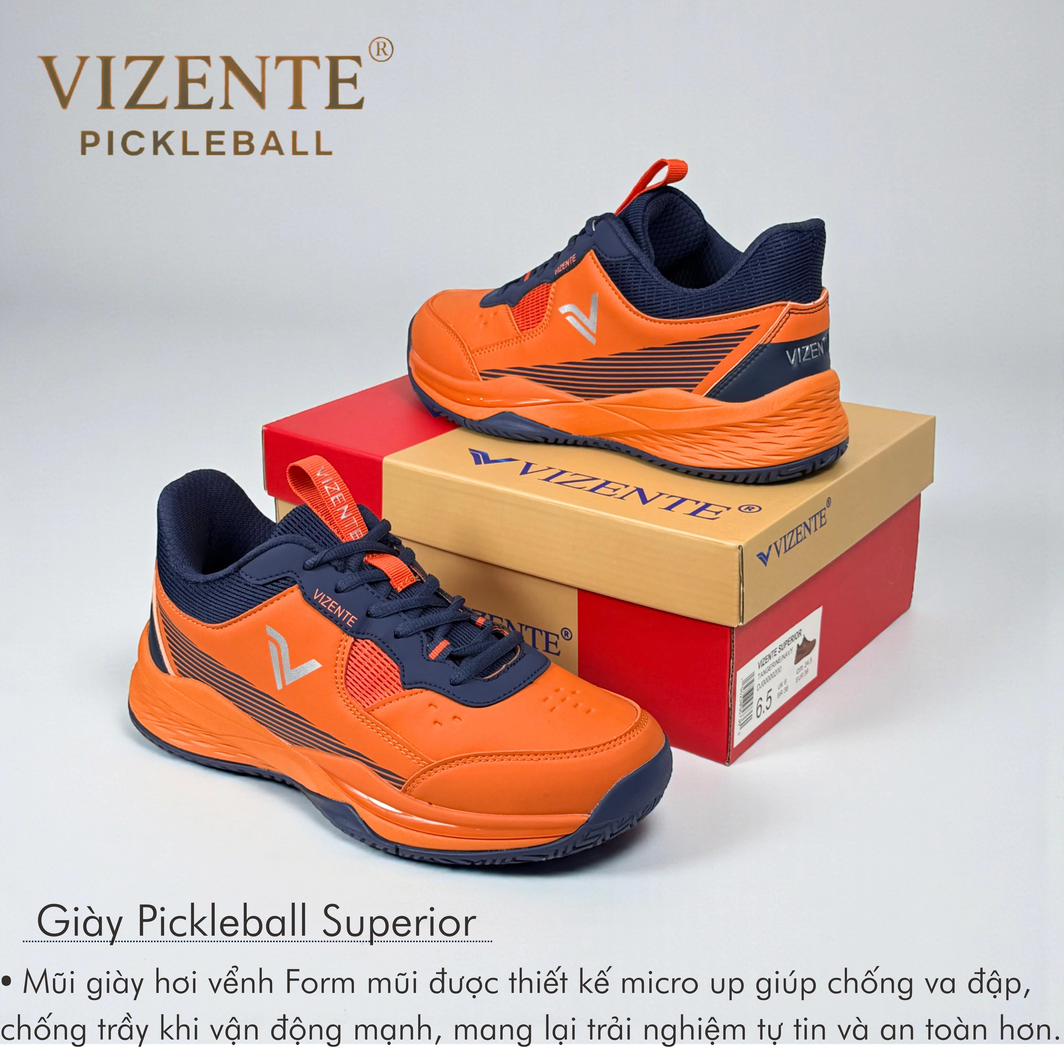 Giầy thể thao Pickcleball VIZENTE SUPERIOR