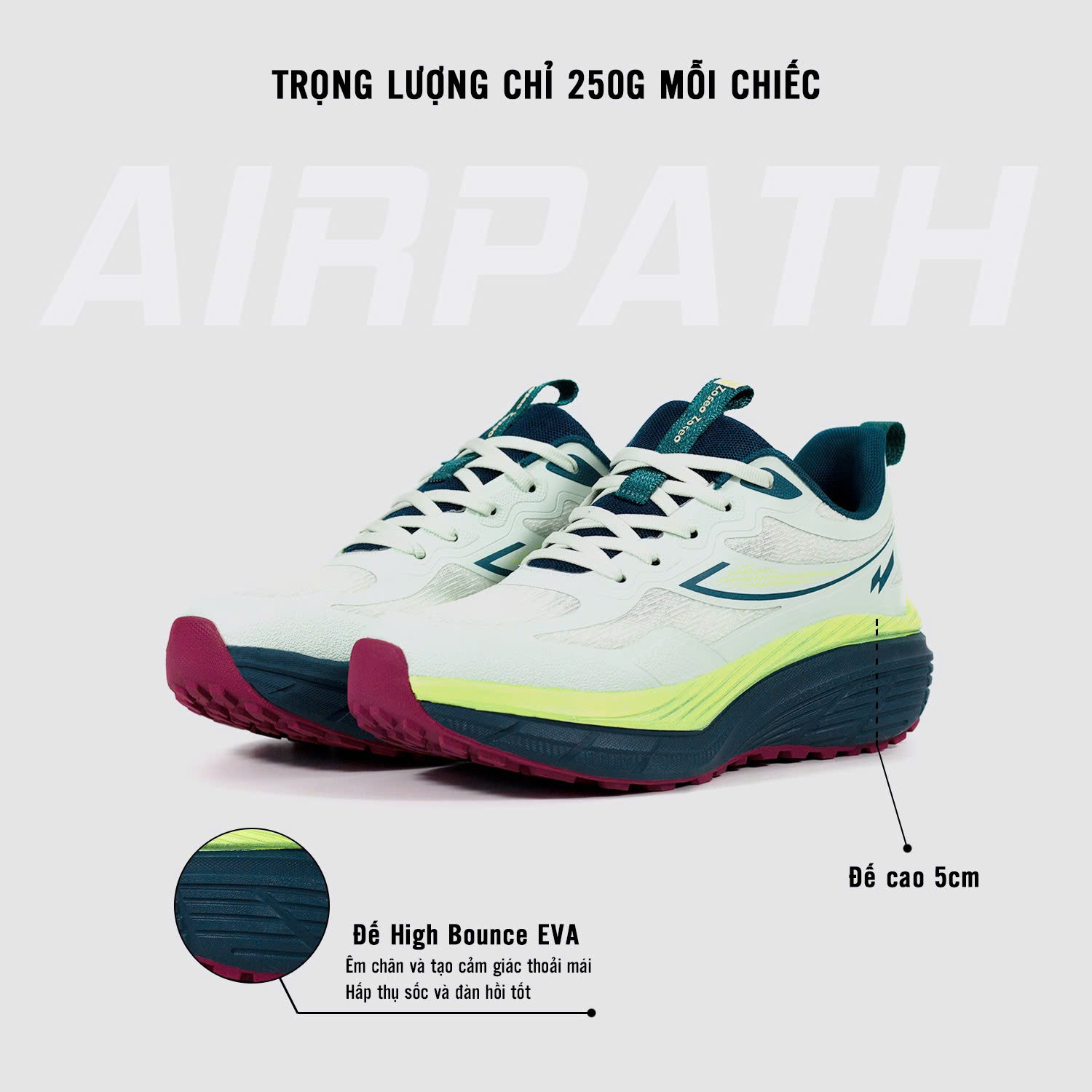 Giày thể thao nam ZOSEO AIRPATH.XNG