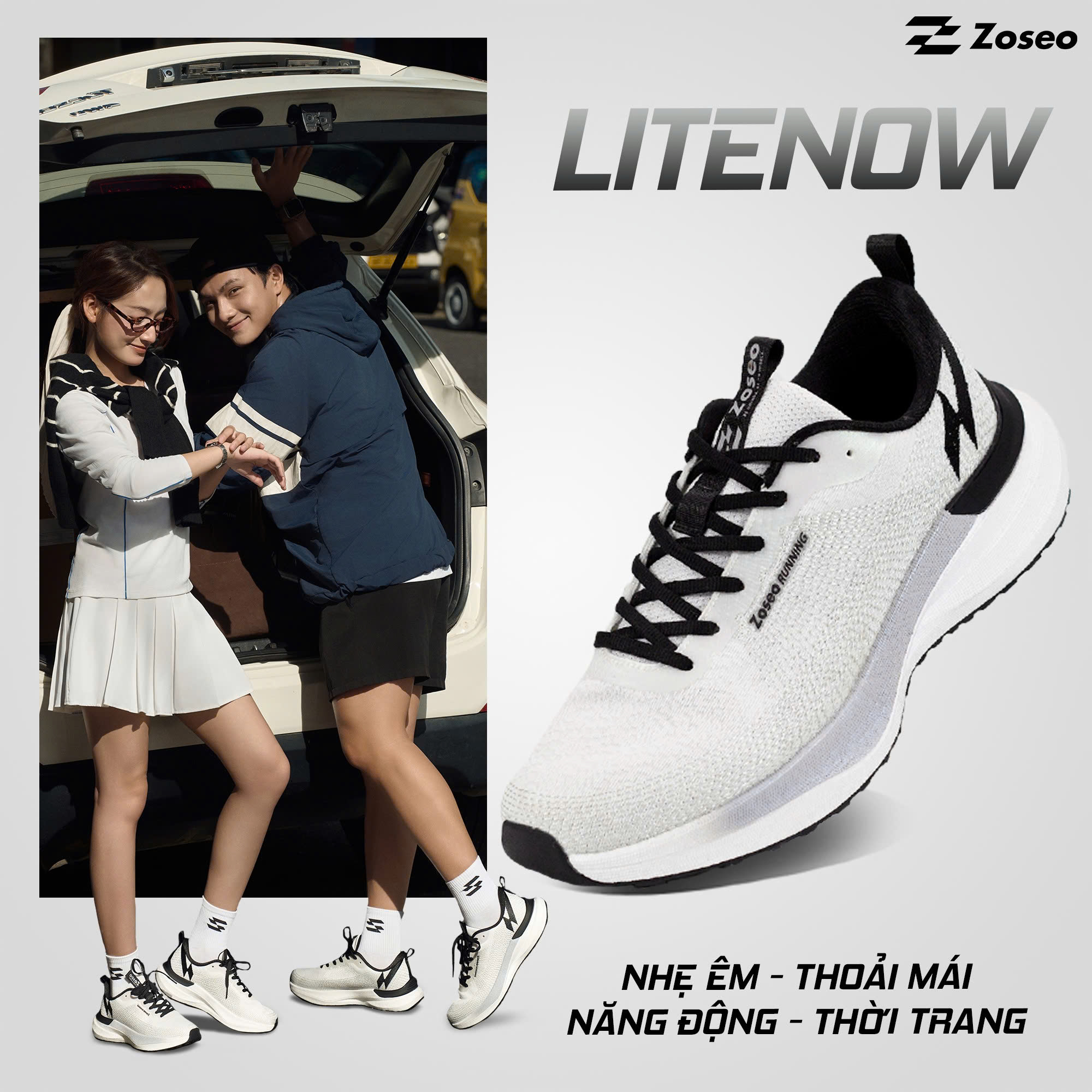 Giày thể thao nam ZOSEO LITENOW.TRDE