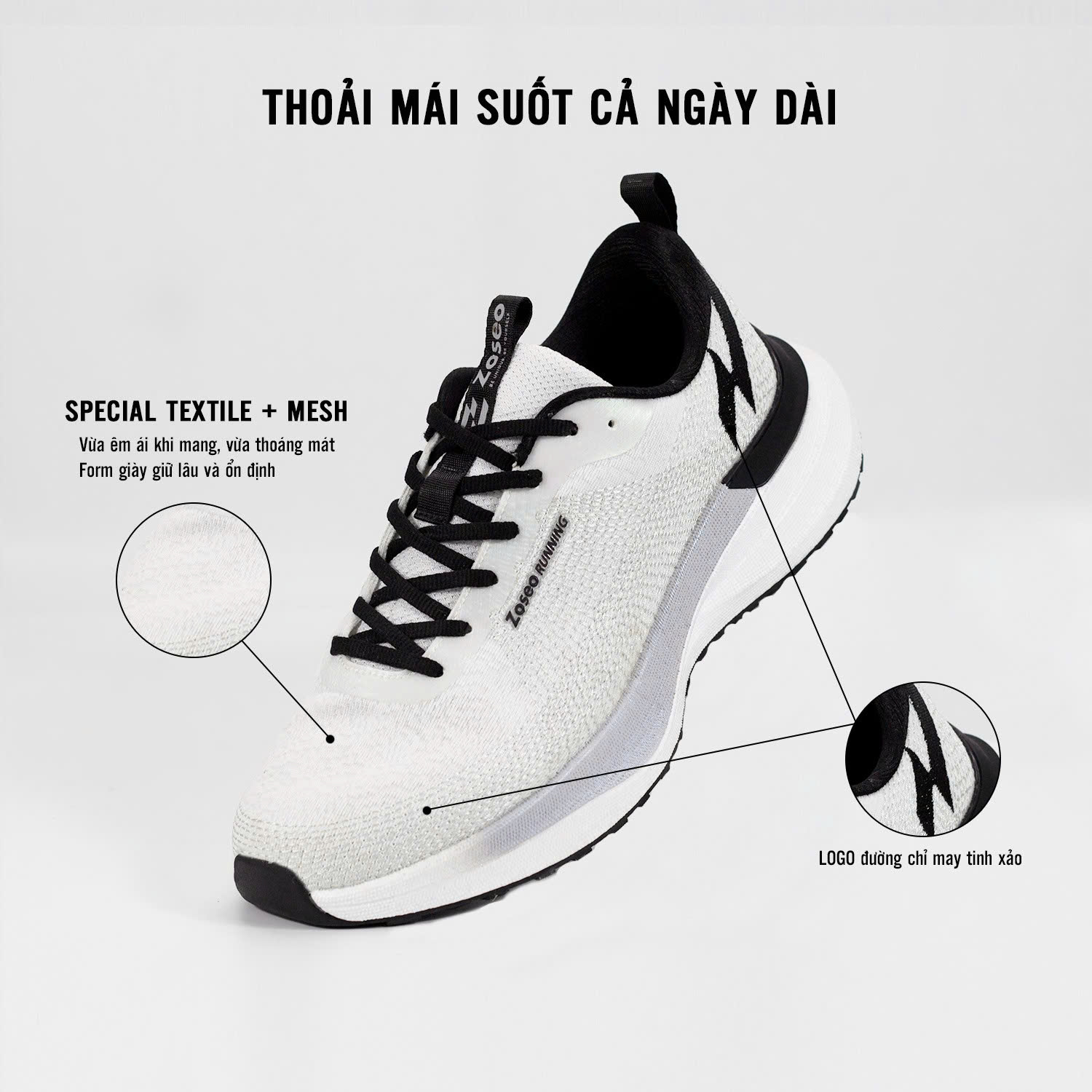 Giày thể thao nam ZOSEO LITENOW.TRDE