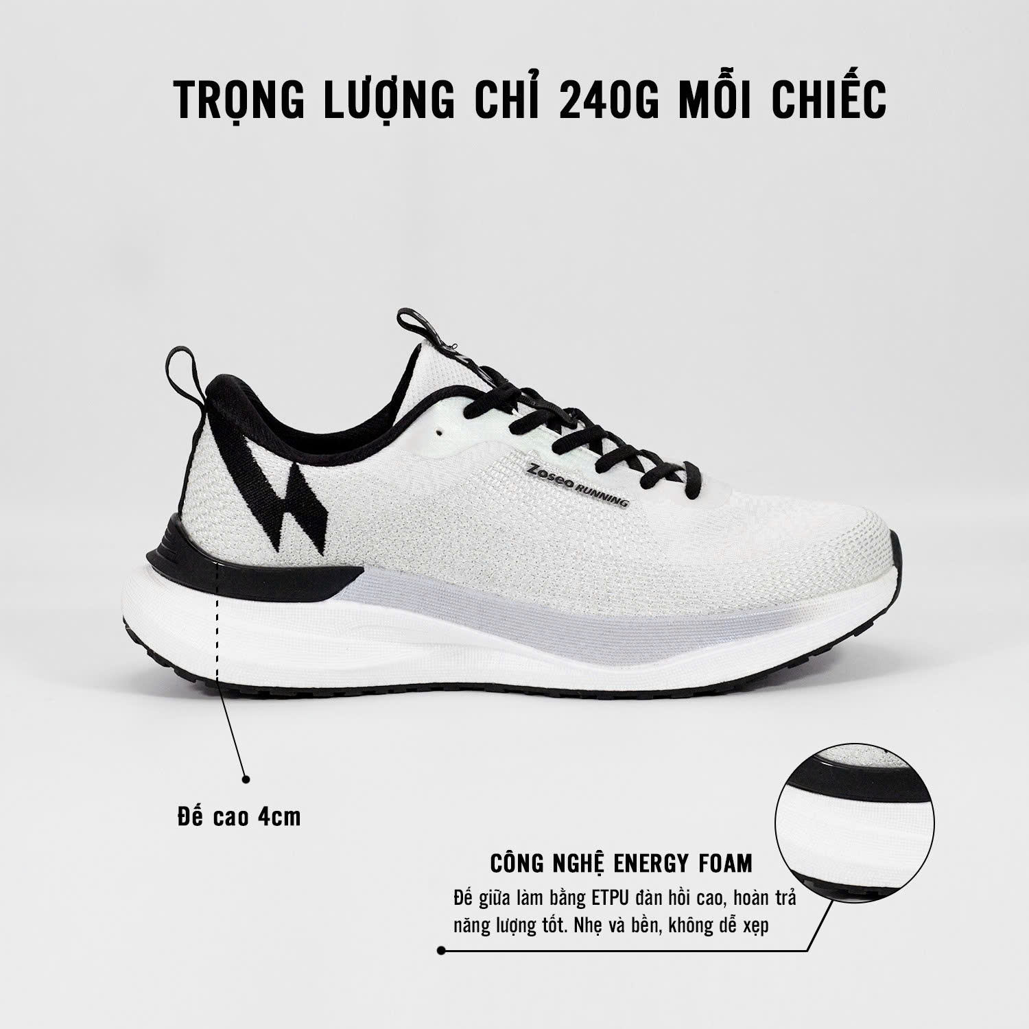 Giày thể thao nam ZOSEO LITENOW.TRDE
