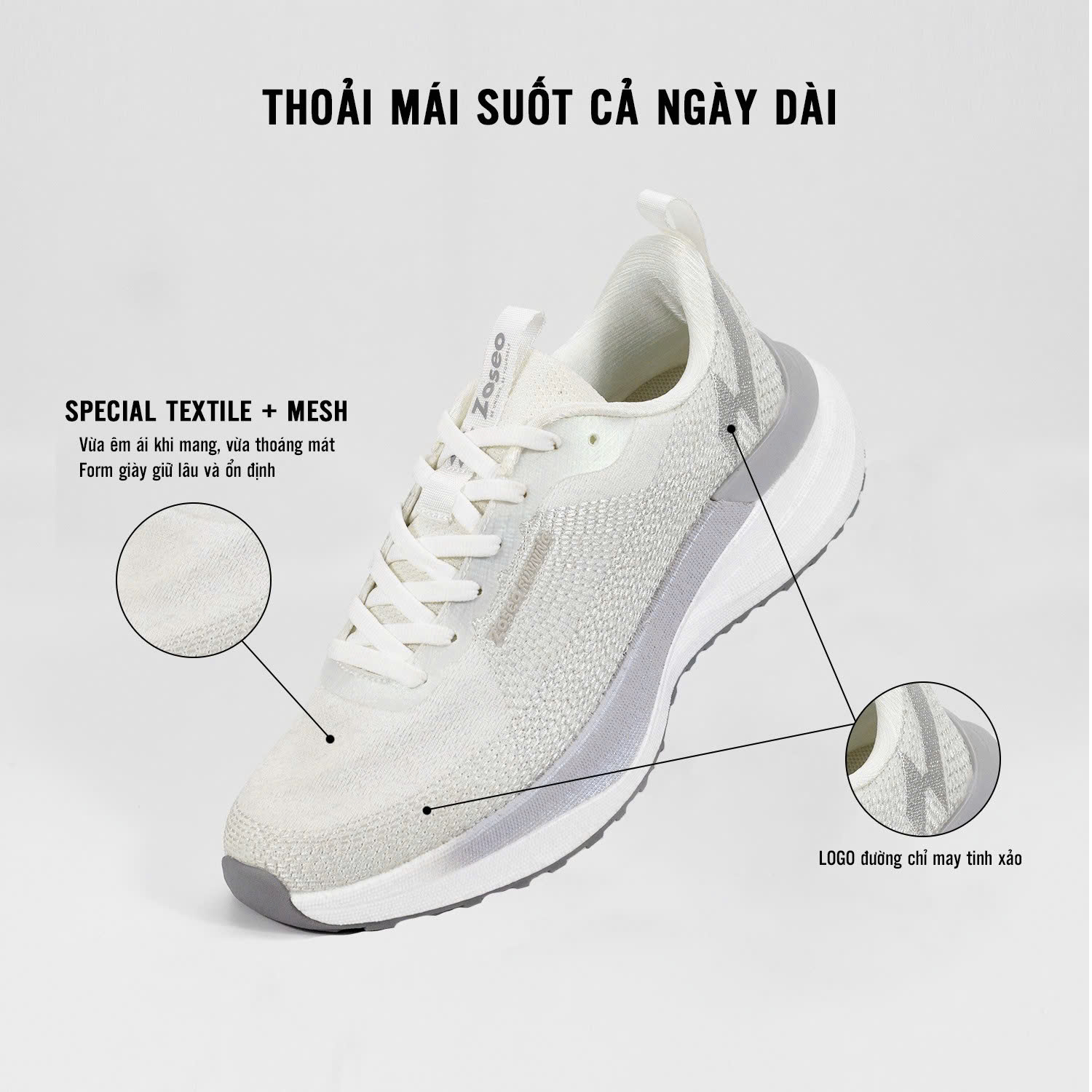 Giày thể thao nam ZOSEO LITENOW.TRG