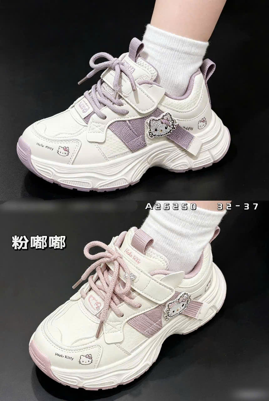 Giày thẻ thao bé gái 26250(32-37).HOG