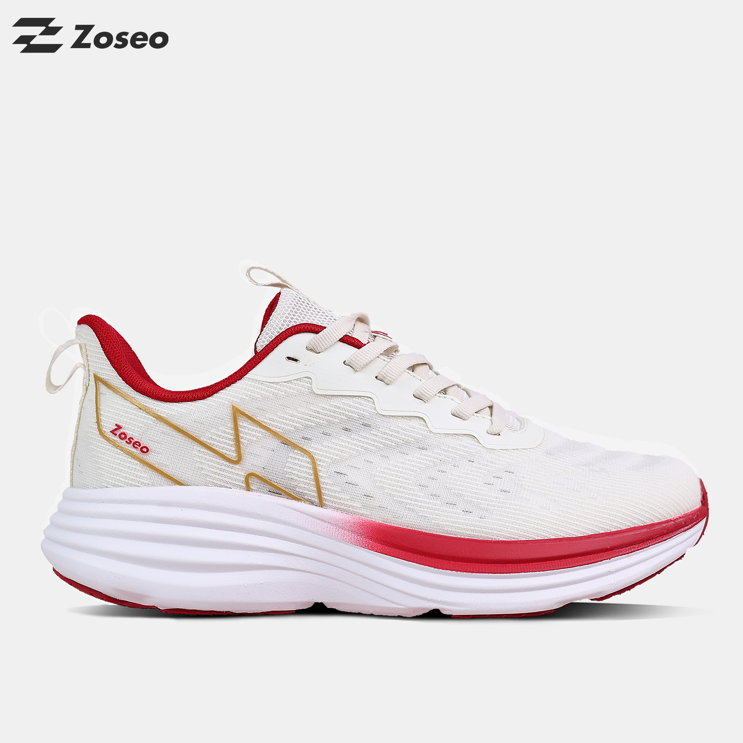 Giày chạy bộ Zoseo Airise - Beige Burgundy