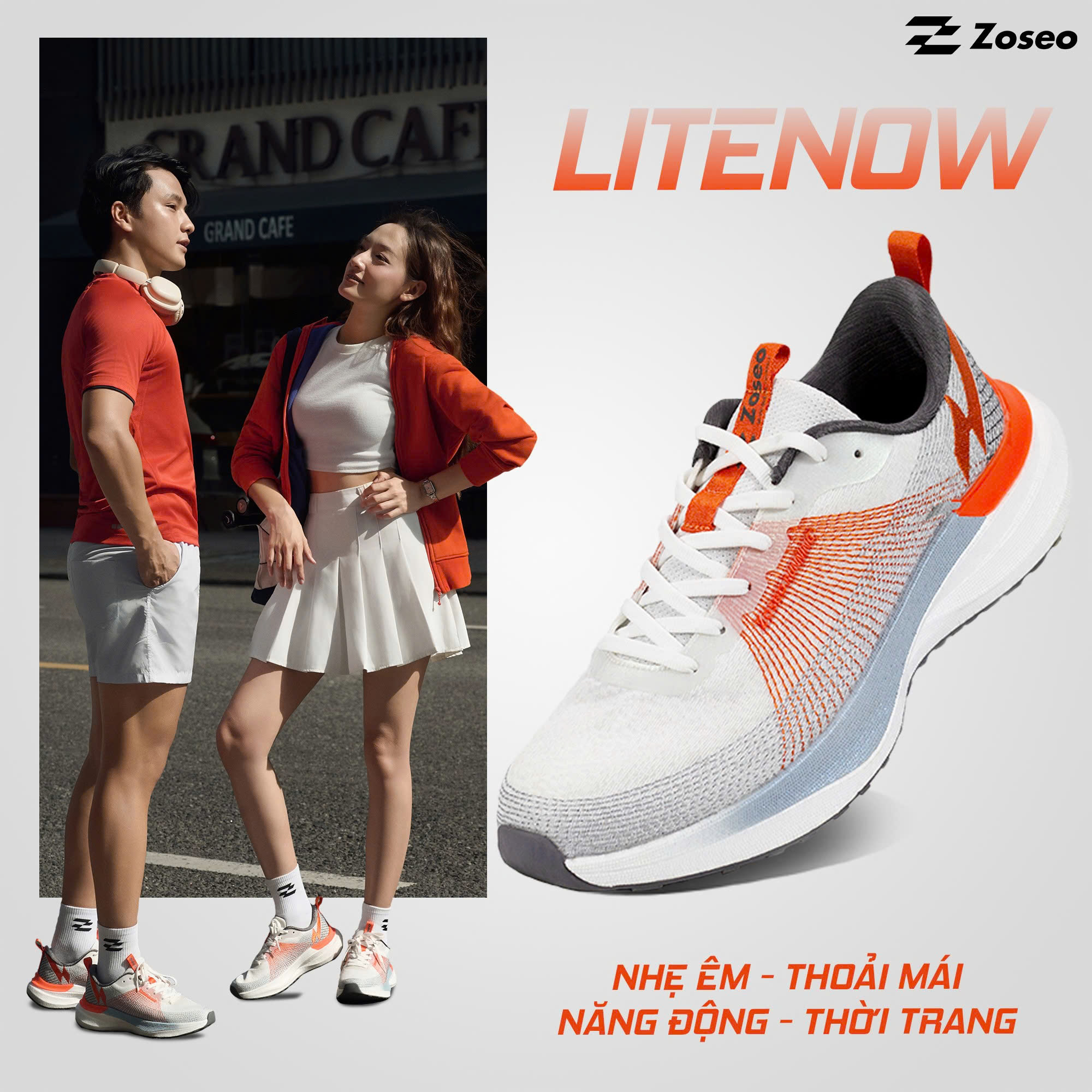 Giày thể thao nữ ZOSEO LITENOW.CAM