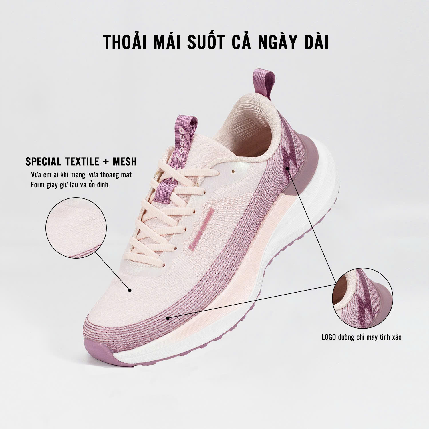 Giày thể thao nữ ZOSEO LITENOW.HOG