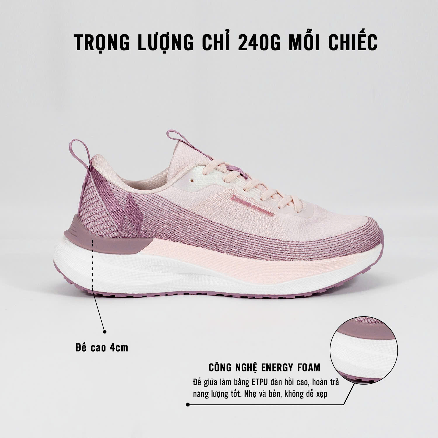 Giày thể thao nữ ZOSEO LITENOW.HOG