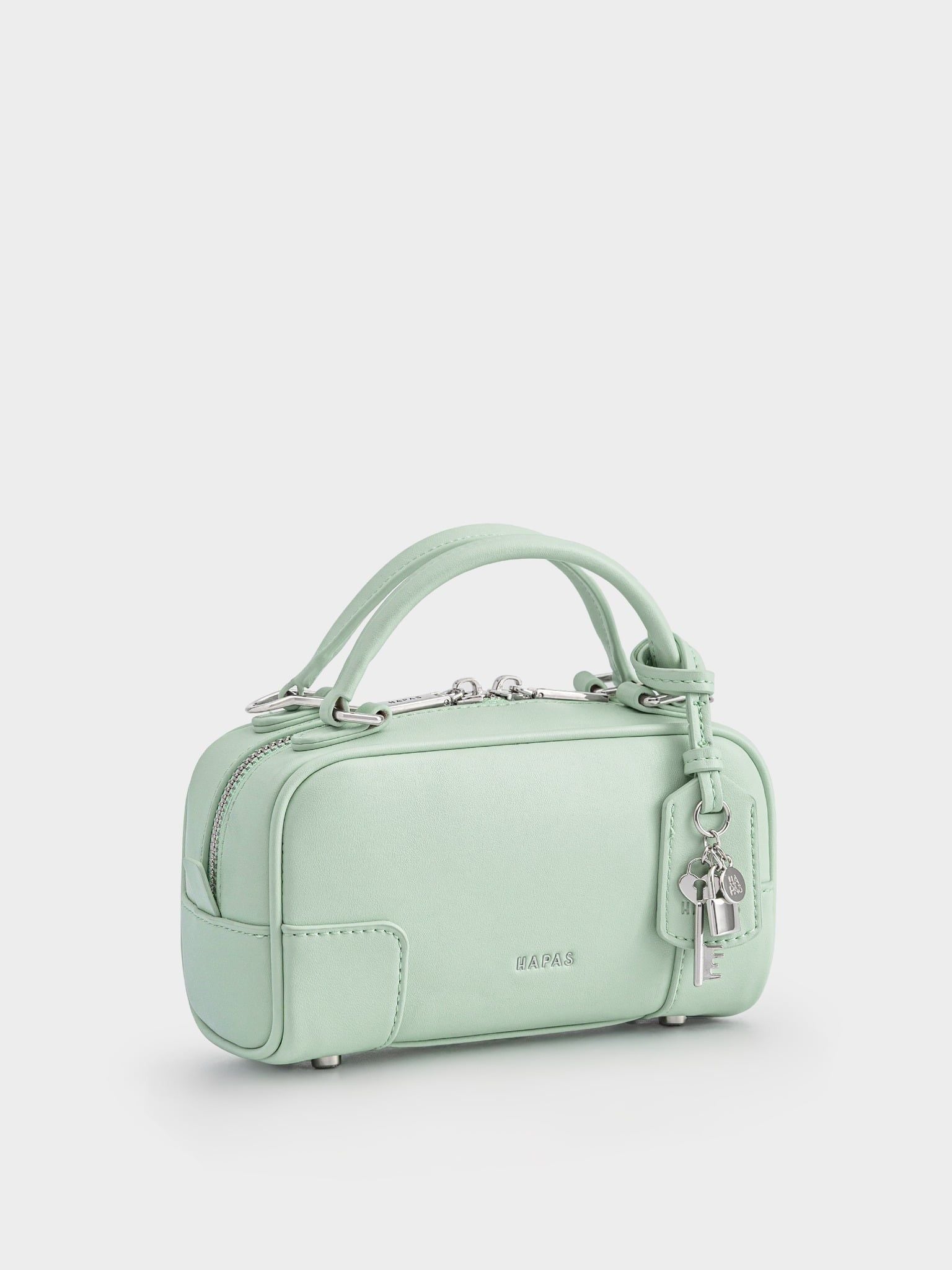 Túi Xách Tay Mini Dáng Hộp Lock Chic Size 19